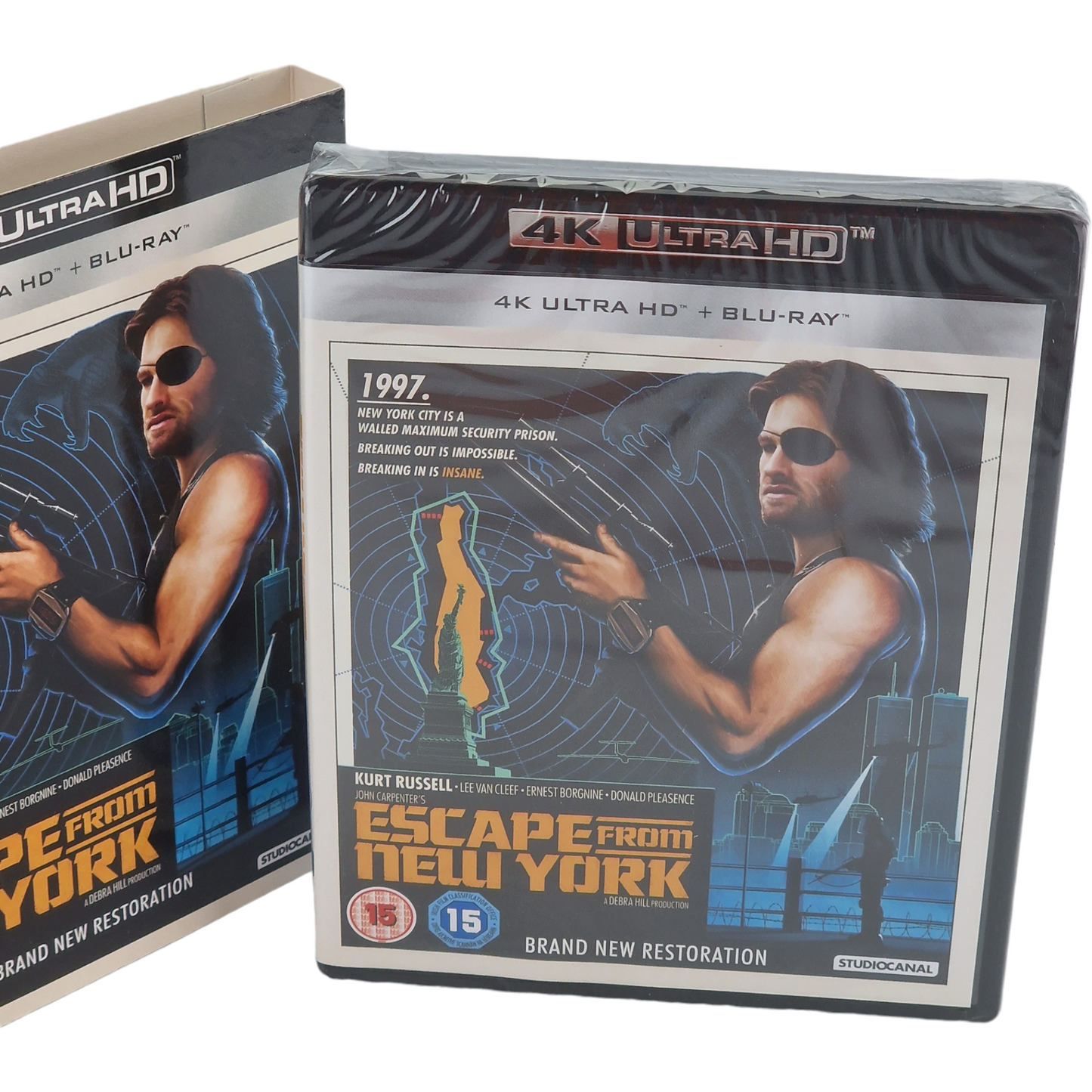 Escape from New York 4K Ultra HD+Blu-ray John Carpenter Kurt Russell 2019 Zone B