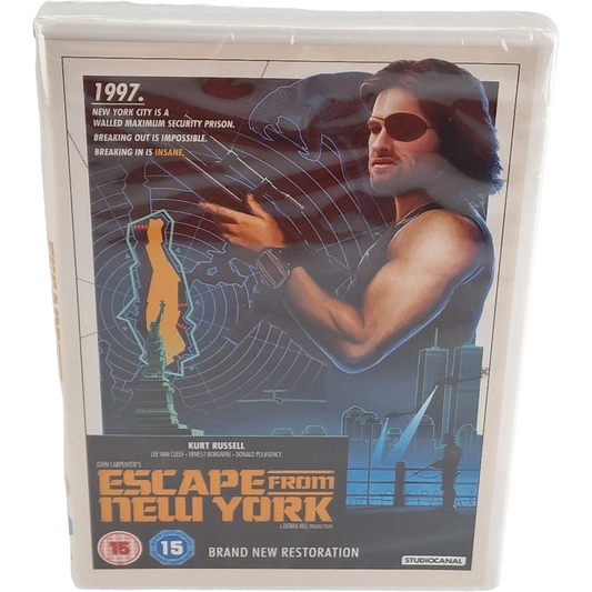 Escape from New York 1981  DVD  John Carpenter  Kurt Russell   Region 2