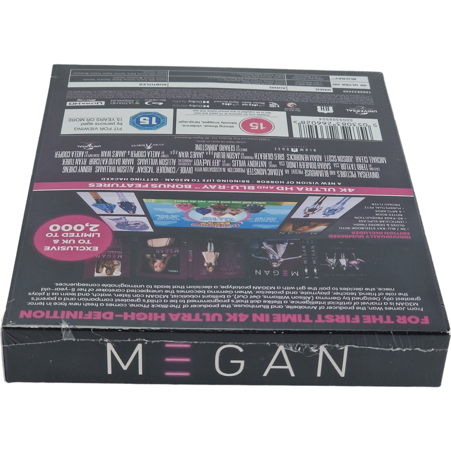 M3GAN Steelbook 4K Ultra HD+ Blu-ray Édition Collector's  Numéroté 2000 Ex Libre