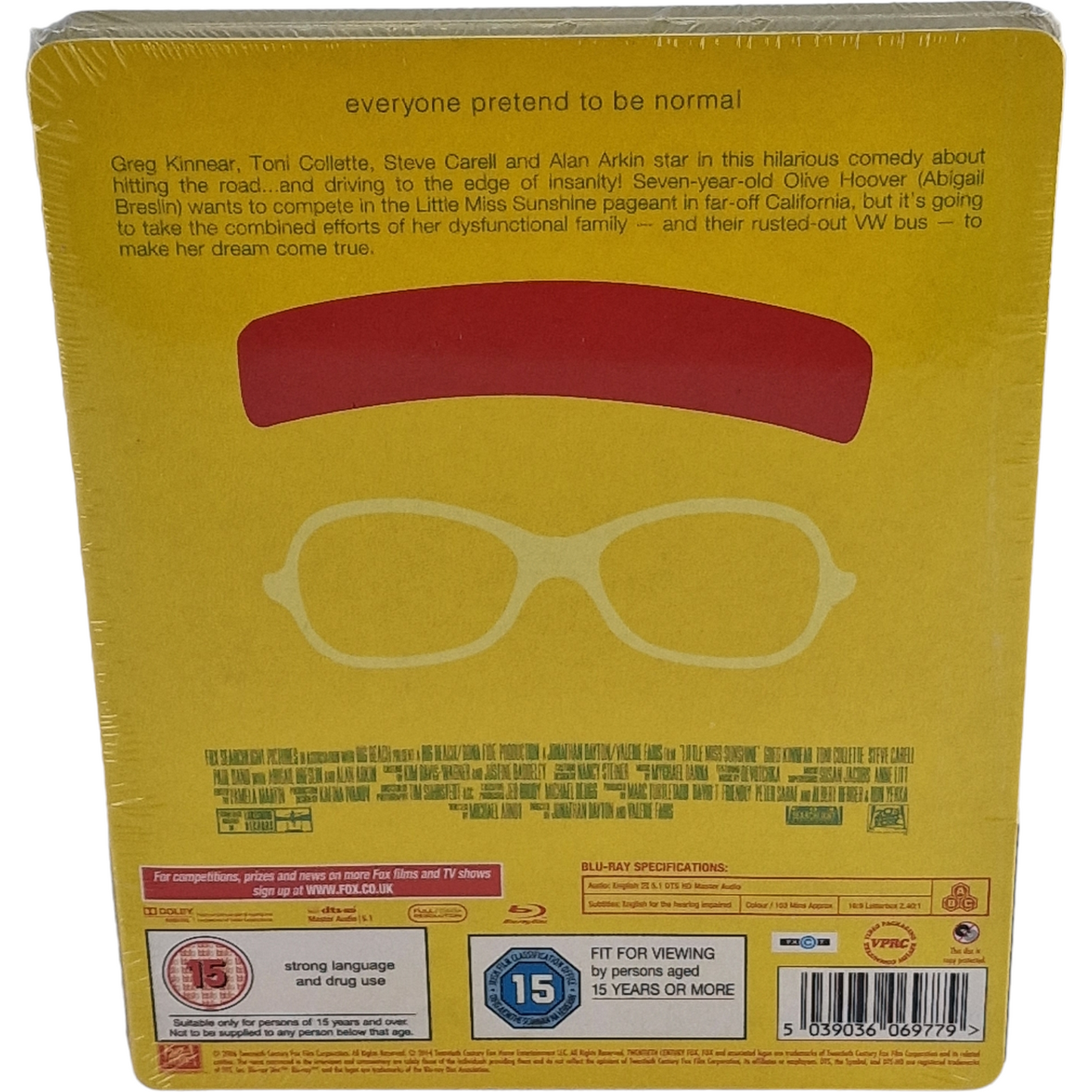 Little Miss Sunshine Steelbook Blu-Ray MetalPak Édition limitée 2014 Zone Libre