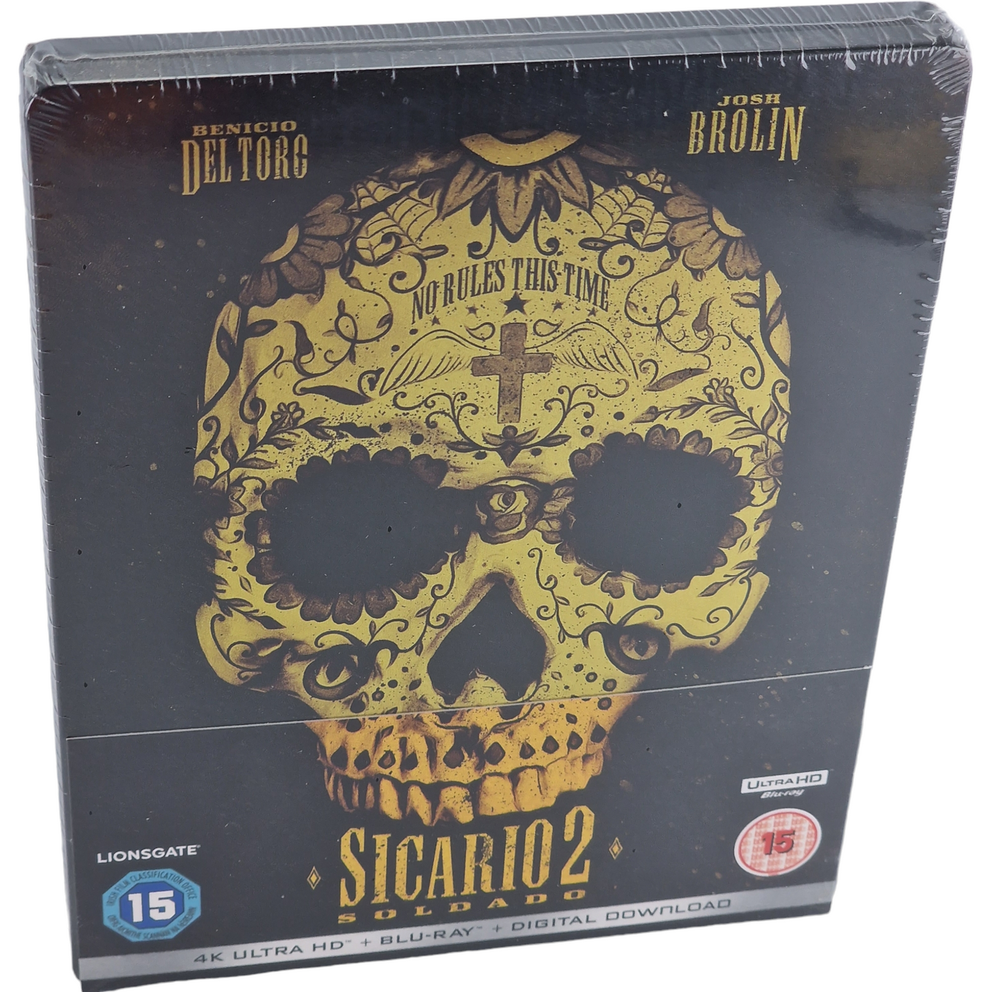 Sicario 2: Soldado  4K Ultra HD + Blu-ray SteelBook Benicio del Toro 2018 Zone B