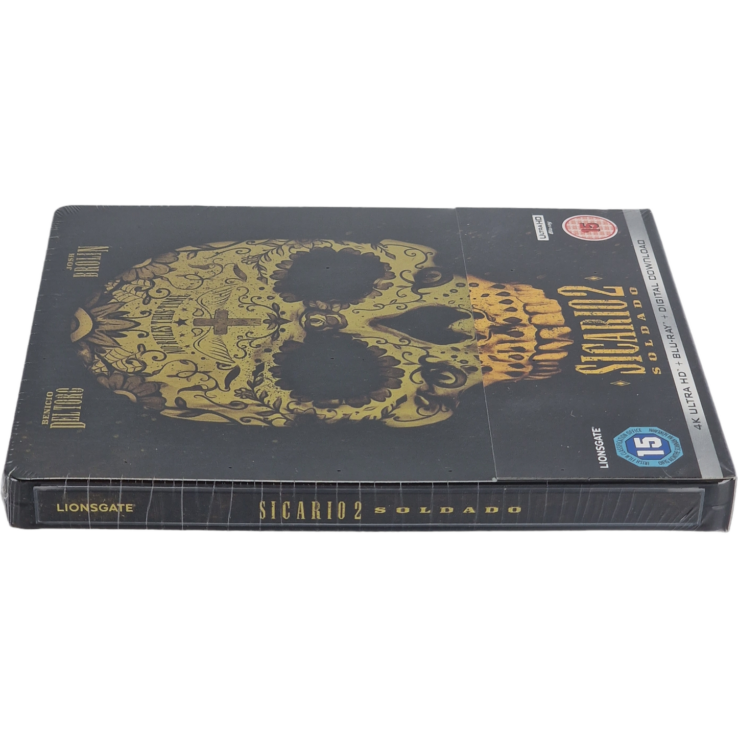 Sicario 2: Soldado  4K Ultra HD + Blu-ray SteelBook Benicio del Toro 2018 Zone B