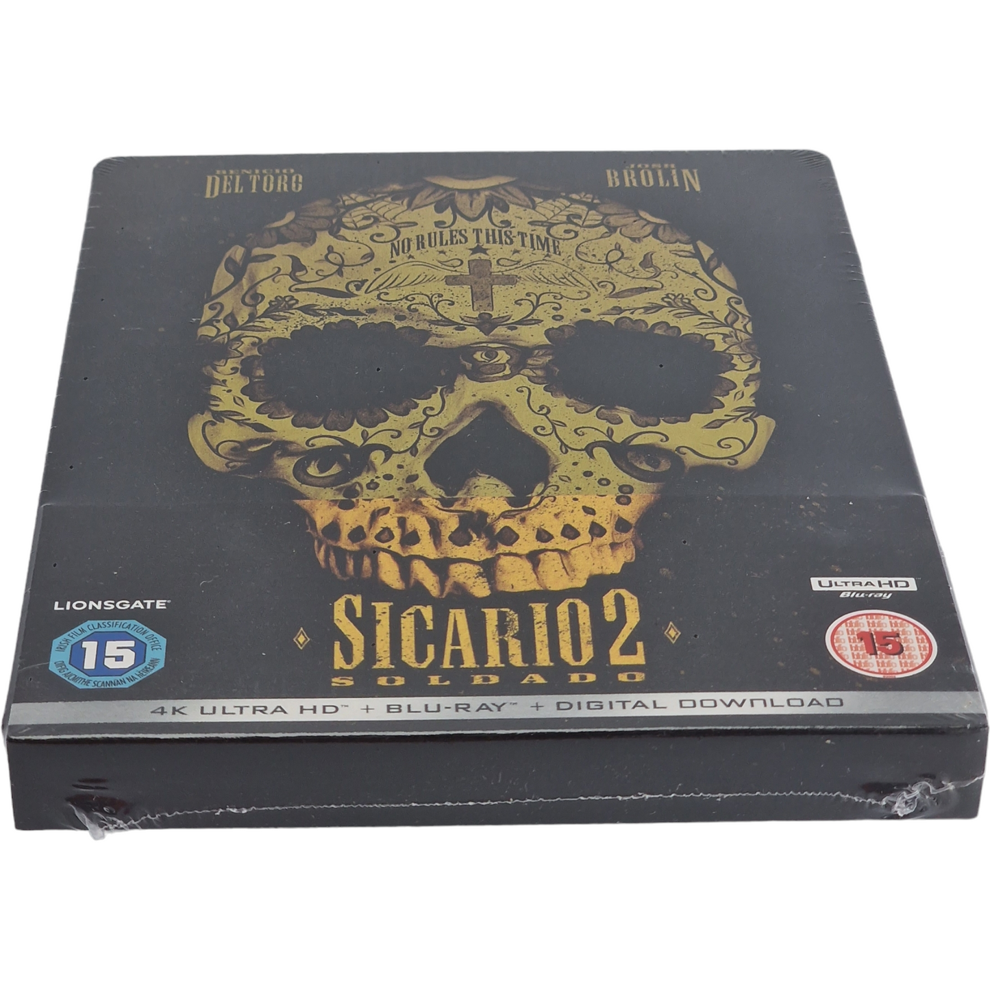 Sicario 2: Soldado  4K Ultra HD + Blu-ray SteelBook Benicio del Toro 2018 Zone B