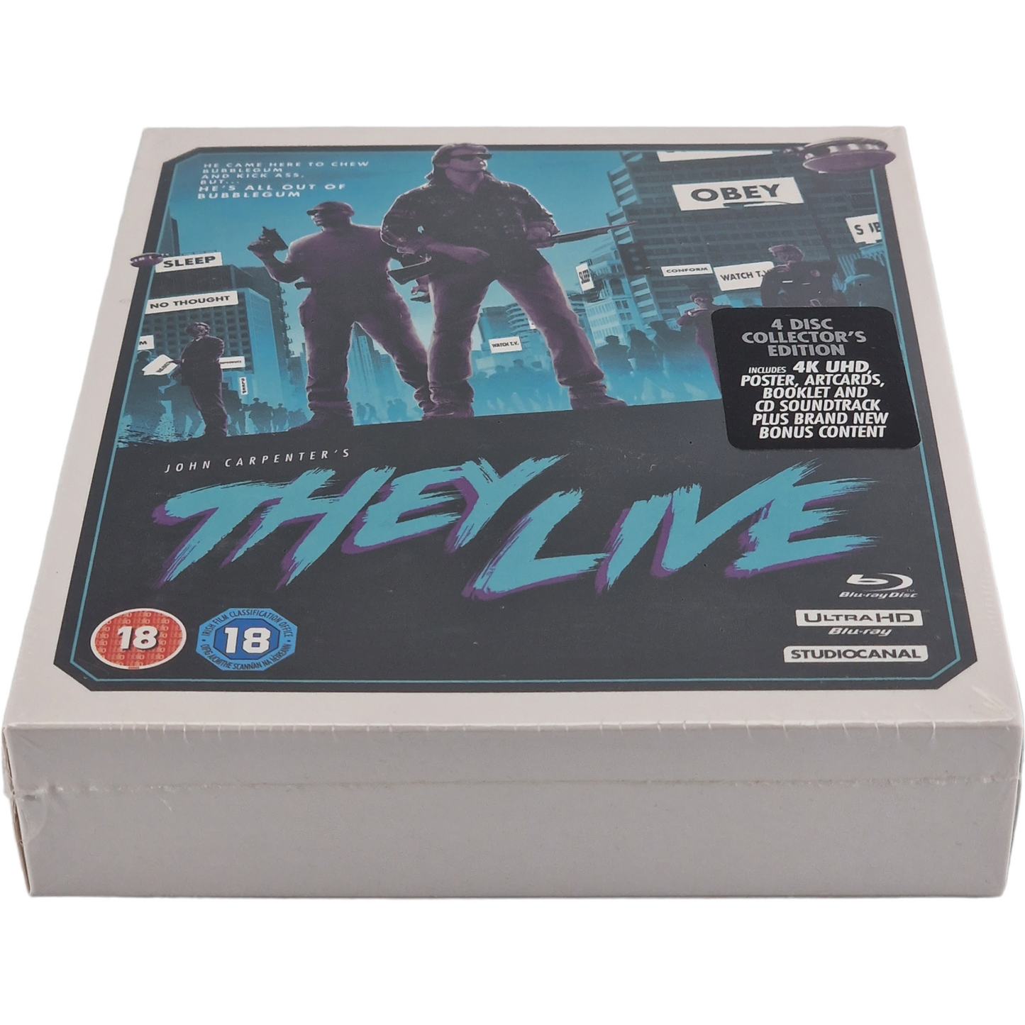 Invasion Los Angeles [They Live] 4K Ultra HD + Blu-ray + CD   Collector [-18]