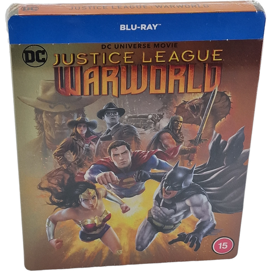 Justice League: Warworld Blu-ray Steelbook édition Limitée 2023 Region B