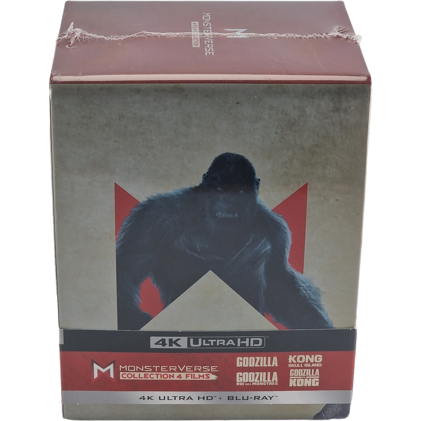 MonsterVerse : Godzilla vs. Kong  4K Ultra HD + Blu-ray Coffret 4 Films  Zone B