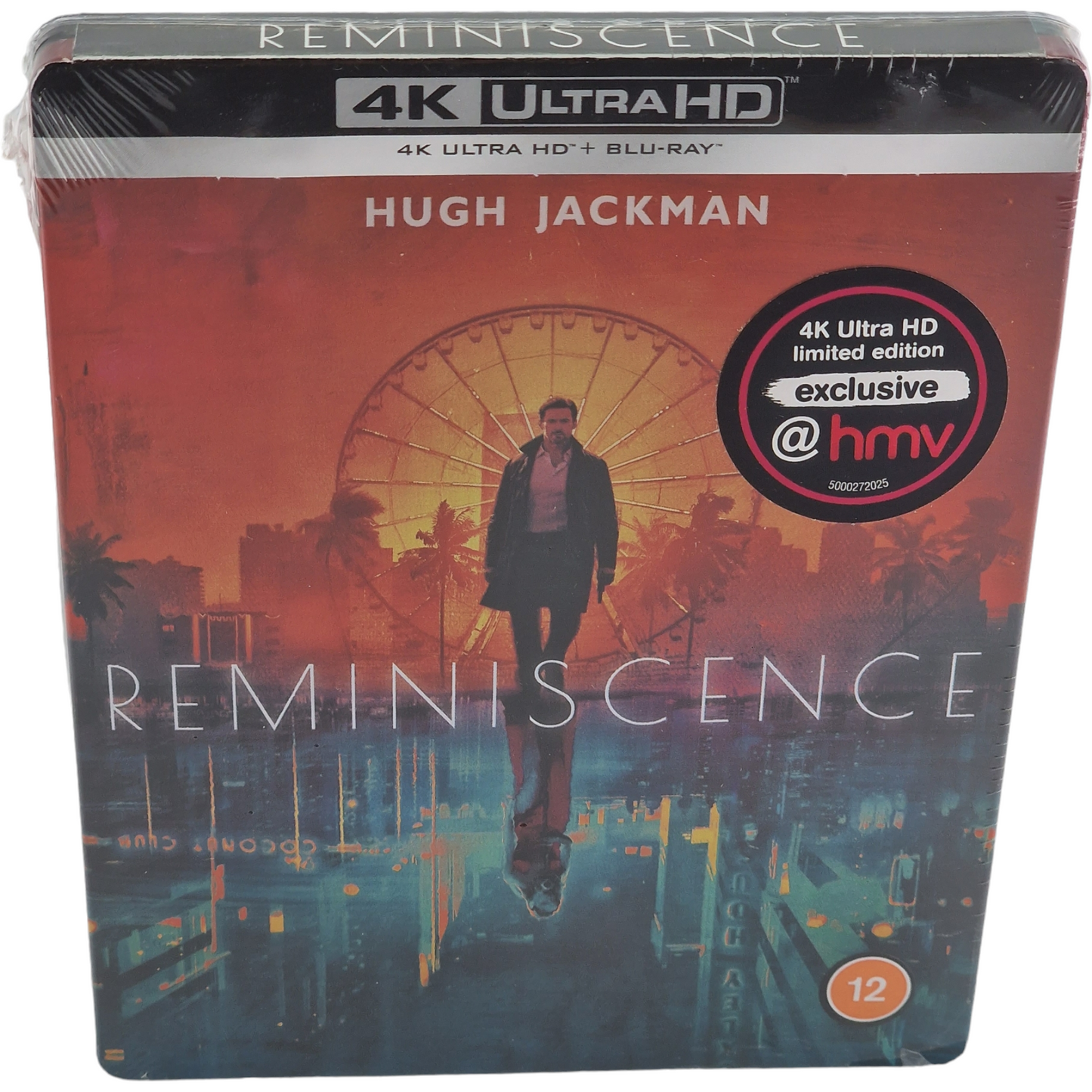 Reminiscence 4K Ultra HD +Blu-ray SteelBook HMV Limitée Hugh Jackman 2021 Zone B