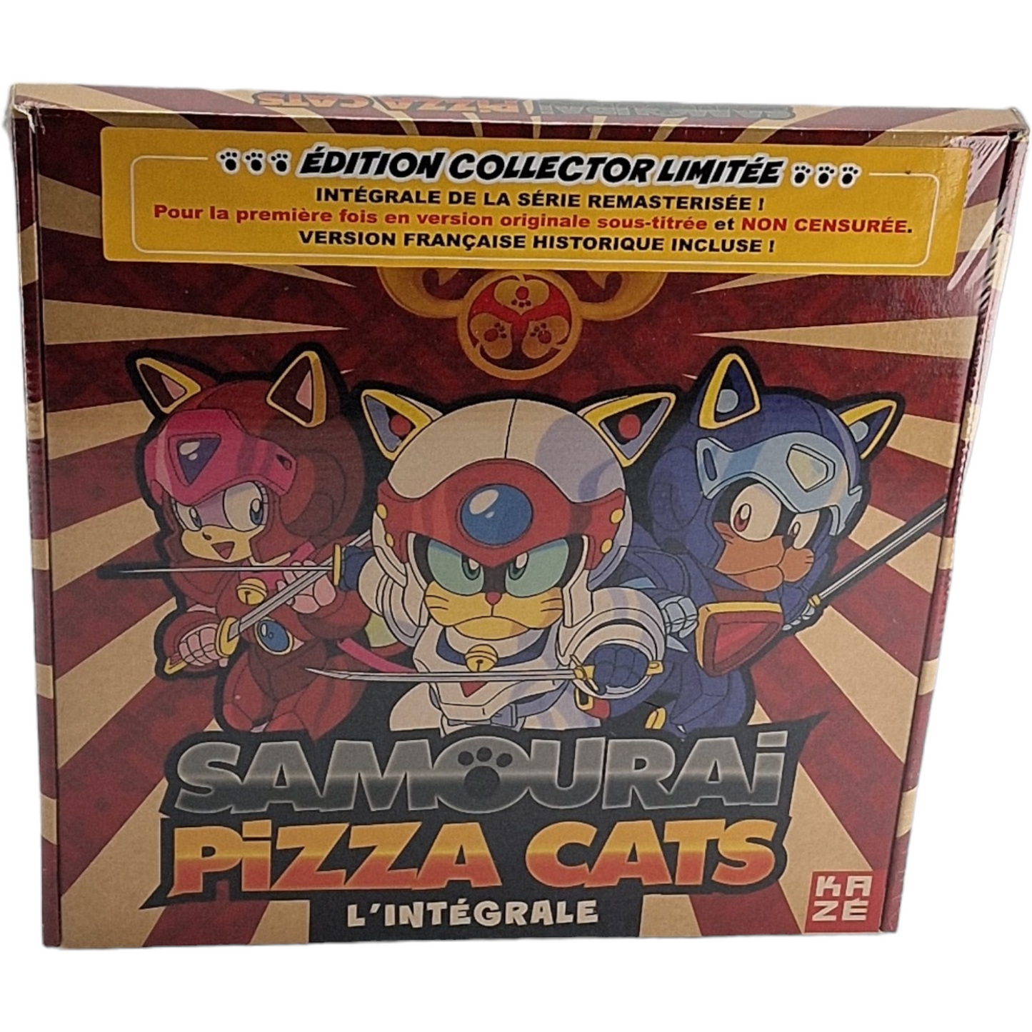 Samouraï Cats-L'intégrale 16 DVD [Intégrale Collector Boîte à Pizza] KAZÉ Neuf