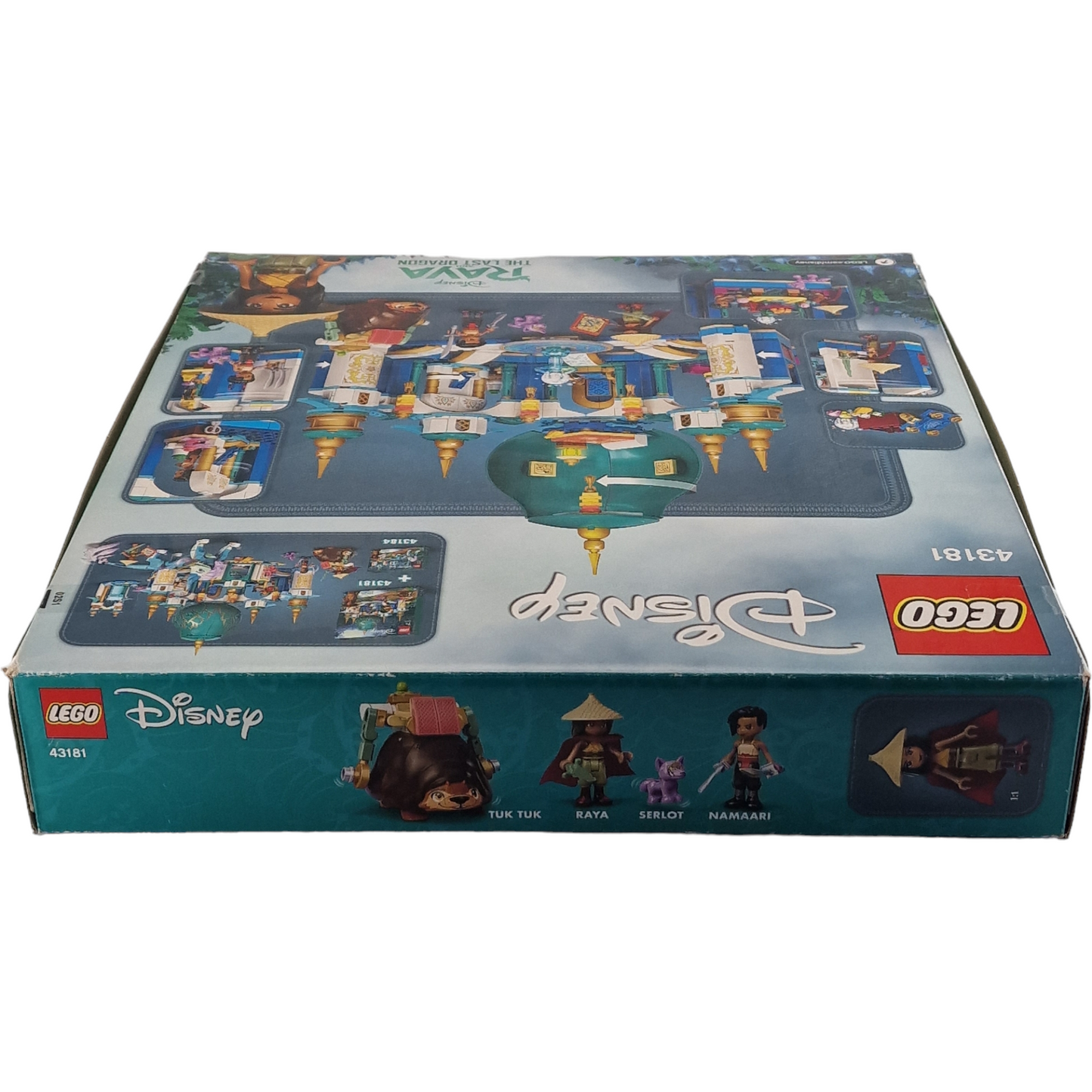 LEGO 43181 Disney Princess Raya Le Palais du Cœur Château et Figurines Neuf