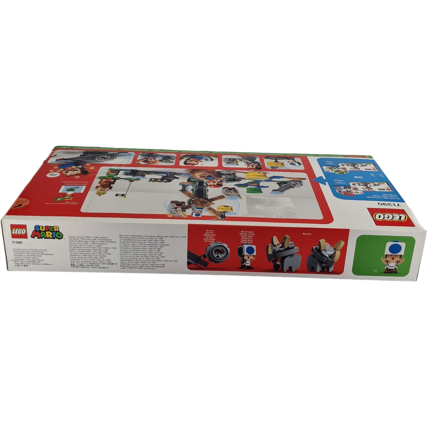 LEGO 71390 Super Mario Ensemble d'extension Destruction des Reznors Jouet Neuf