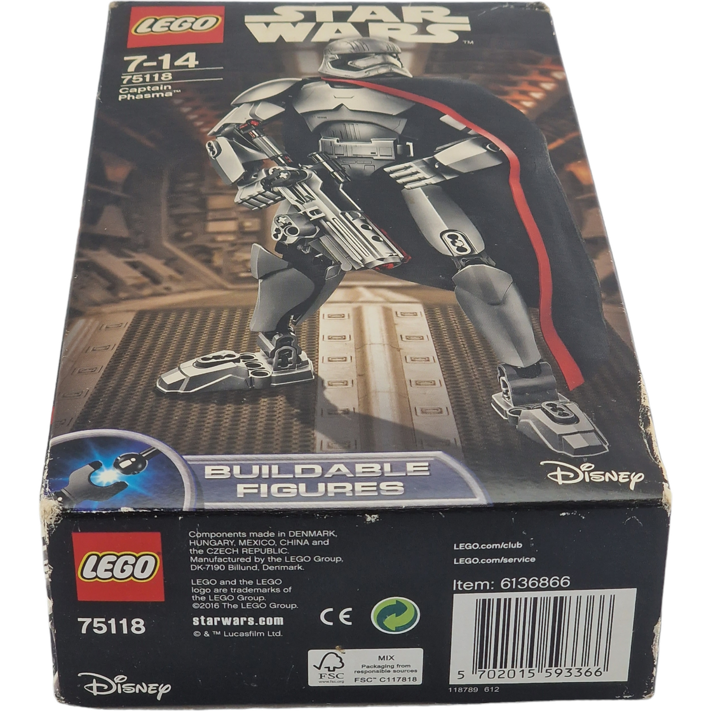 LEGO 75118: Captain Phasma Star War  Jouet  2017 [ 82 Pièces ]  Neuf