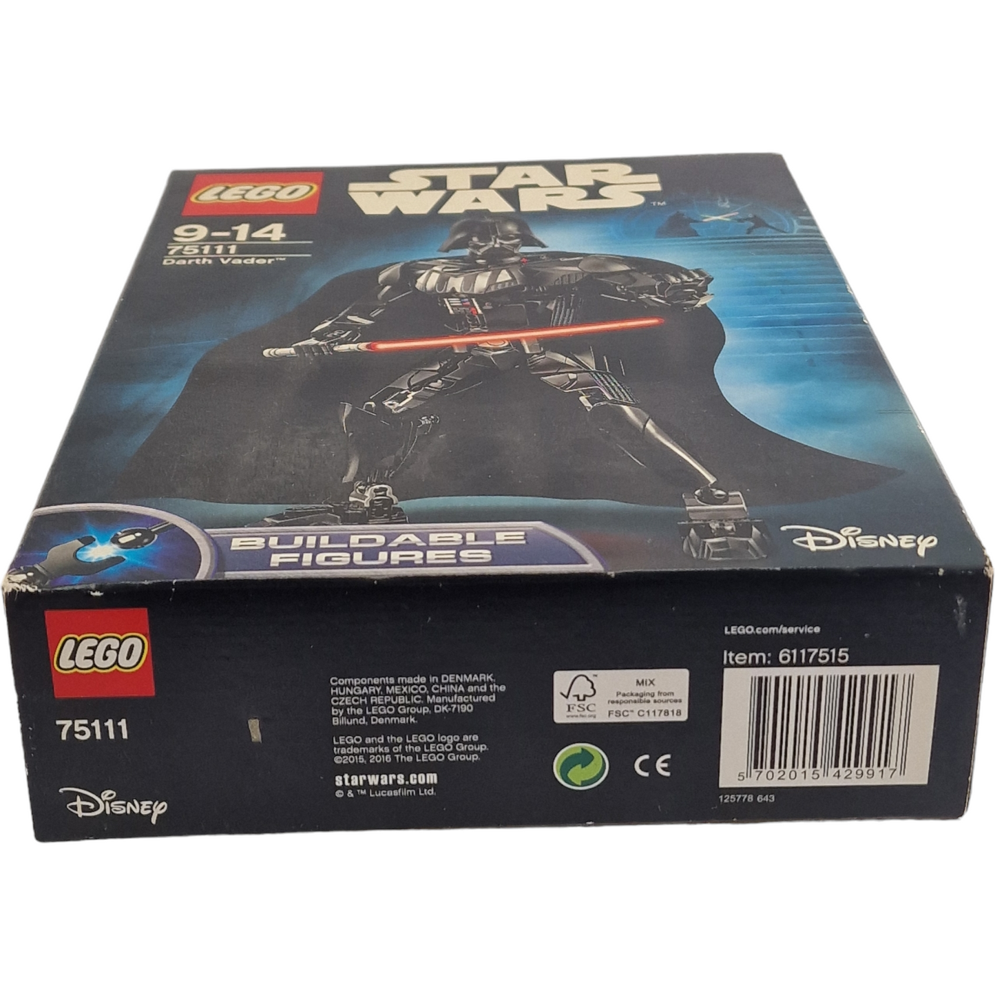 Lego  75111 : Darth Vader, Kit de Construction [ 160 Pièces ] Neuf