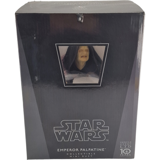 Gentle Giant Star wars Le retour du Jedi Empror palaptine 1/6 buste 1200 ex Neuf