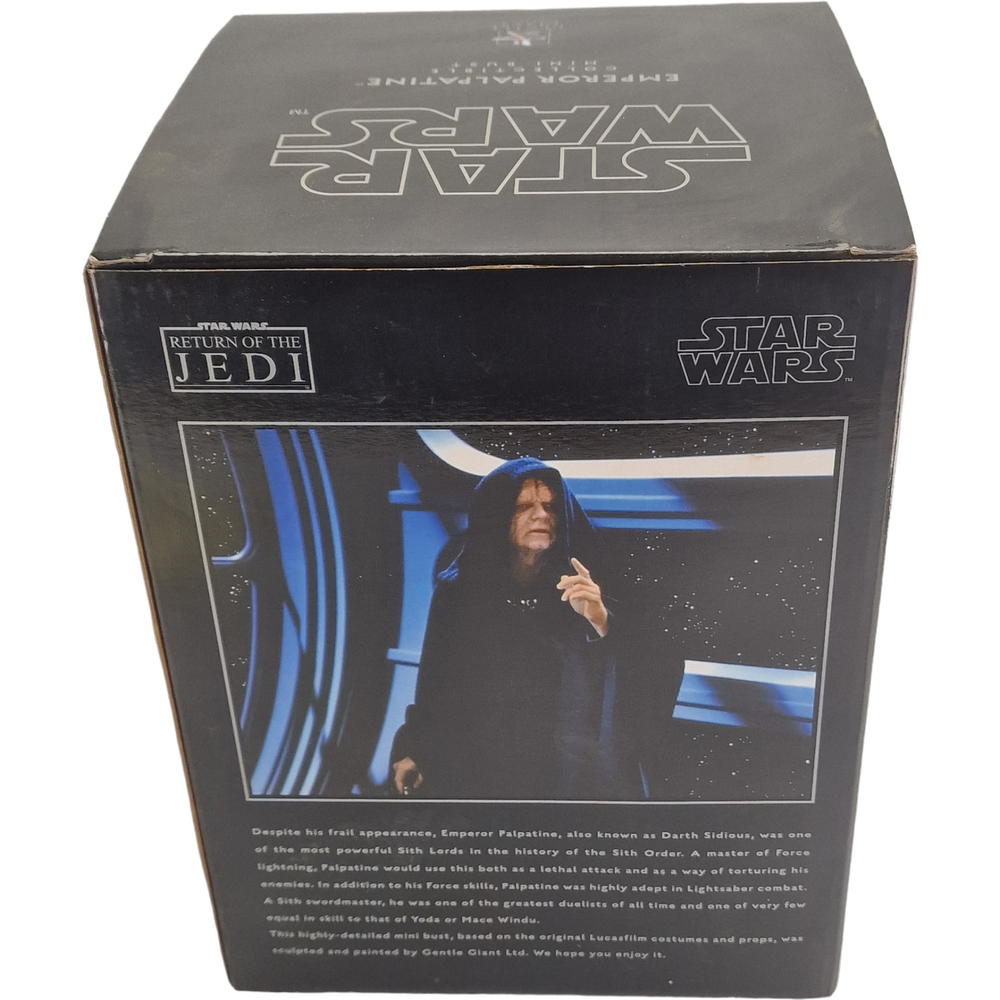 Gentle Giant Star wars Le retour du Jedi Empror palaptine 1/6 buste 1200 ex Neuf