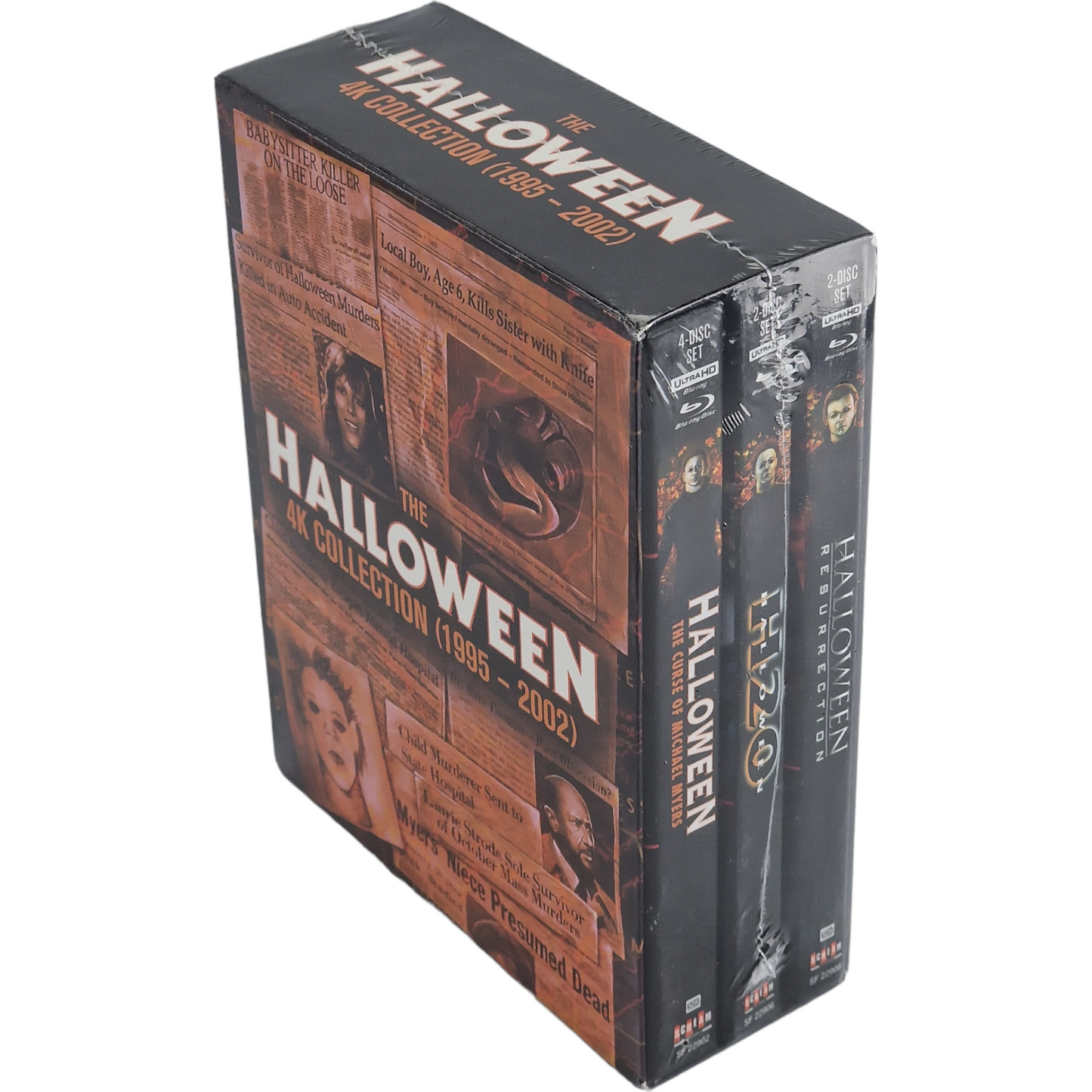 La collection Halloween 4K Ultra HD + Blu-ray 1995-2002 3 films, 4 coupes Zone A