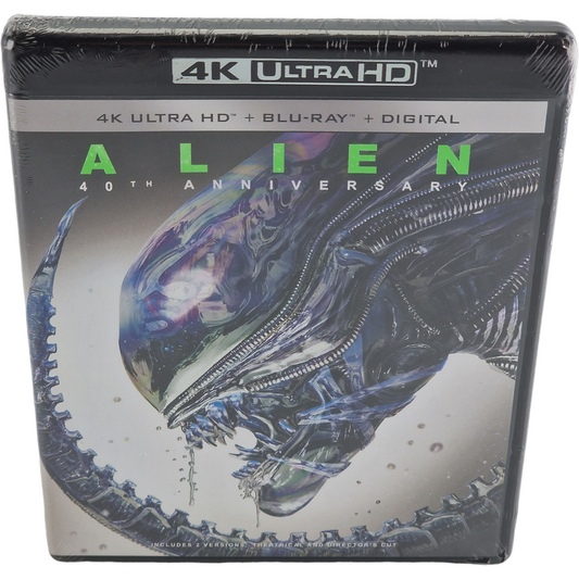 Alien 1979  4K  Ultra HD + Blu-ray + Digital HD  1 film , 2 coupes 2021 Region A