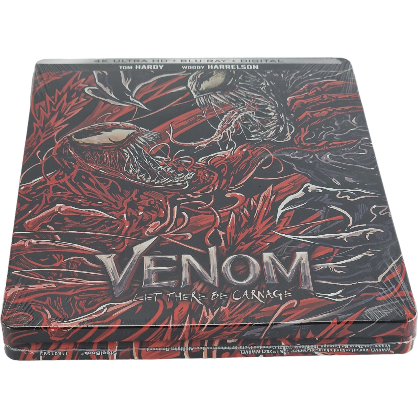 Venom : Let There Be Carnage  4K Ultra HD + Blu-ray  SteelBook Zavvi Tom Hardy A