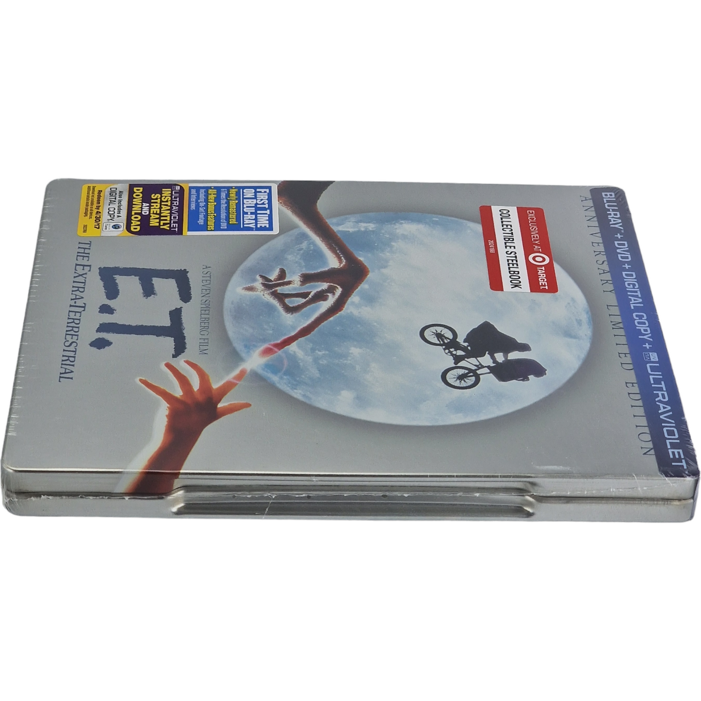 E.T. :L'extra-terrestre Blu-ray +DVD+Digital HD Steelbook Édition Limitée Libre