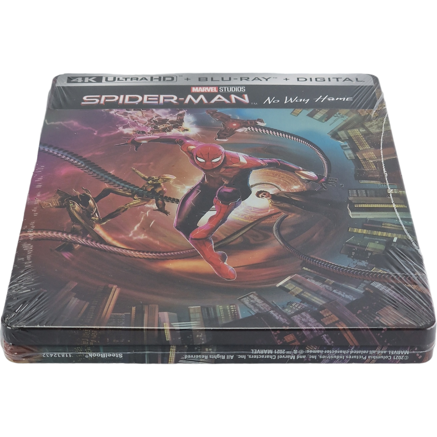 Spider-Man: No Way Home 4K Ultra HD + Blu-ray SteelBook Jon Watts Region A