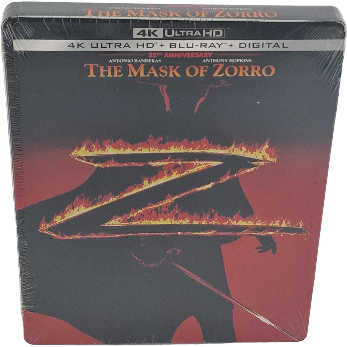 Le masque de Zorro 1998 SteelBook 4K Ultra HD + Blu-ray +Digital 4K  2023  Libre