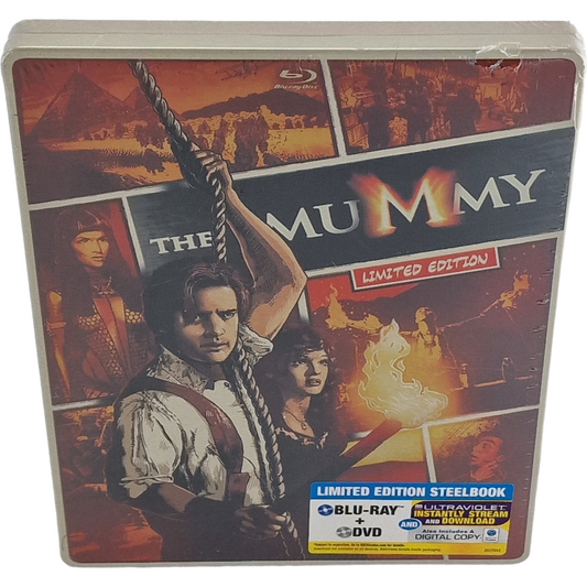 La momie 1999  SteelBook  Blu-ray + DVD + Digital HD Édition limitée Zone Libre