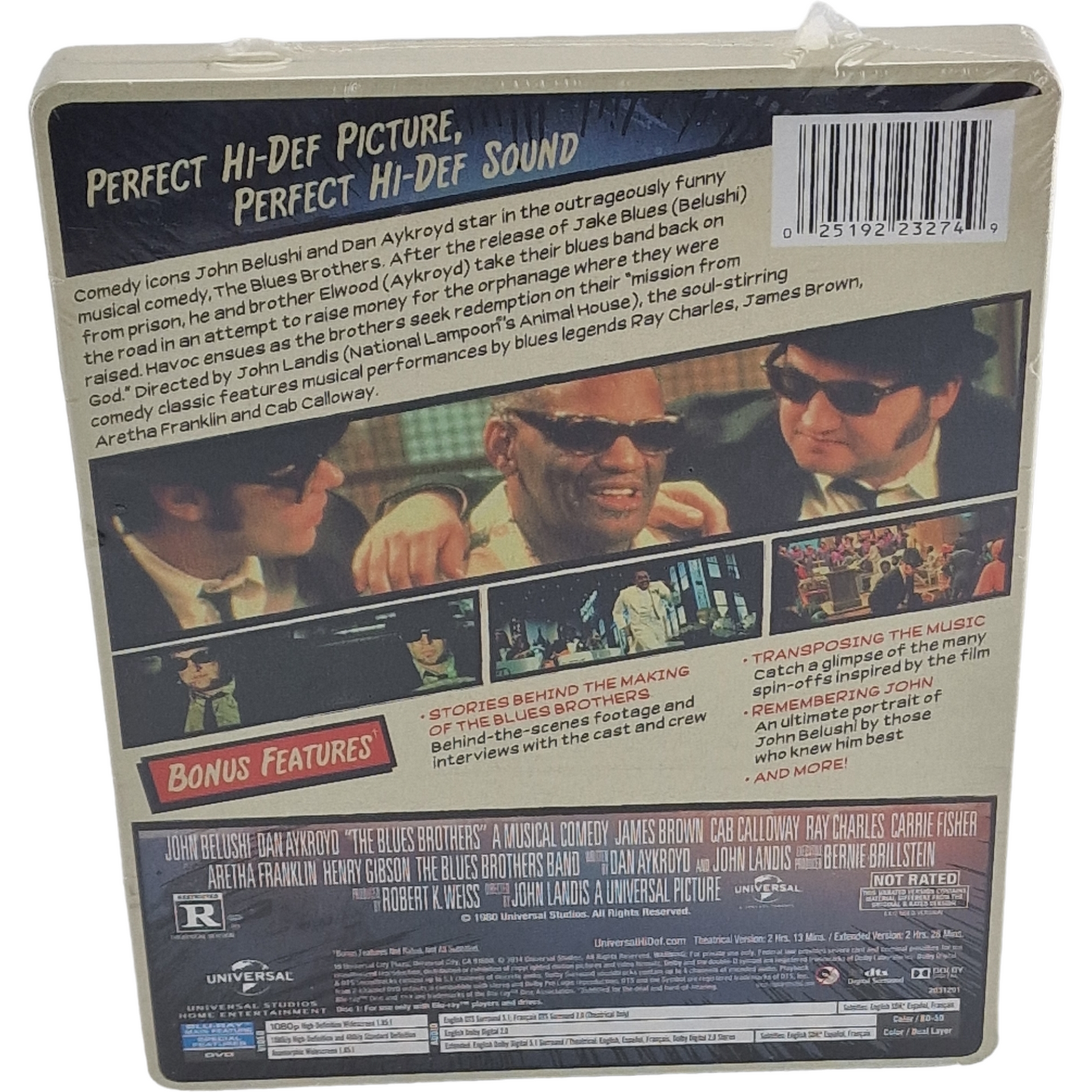 Les Blues Brothers 1980  SteelBook Blu-ray + DVD Édition limitée 2014 Zone Libre