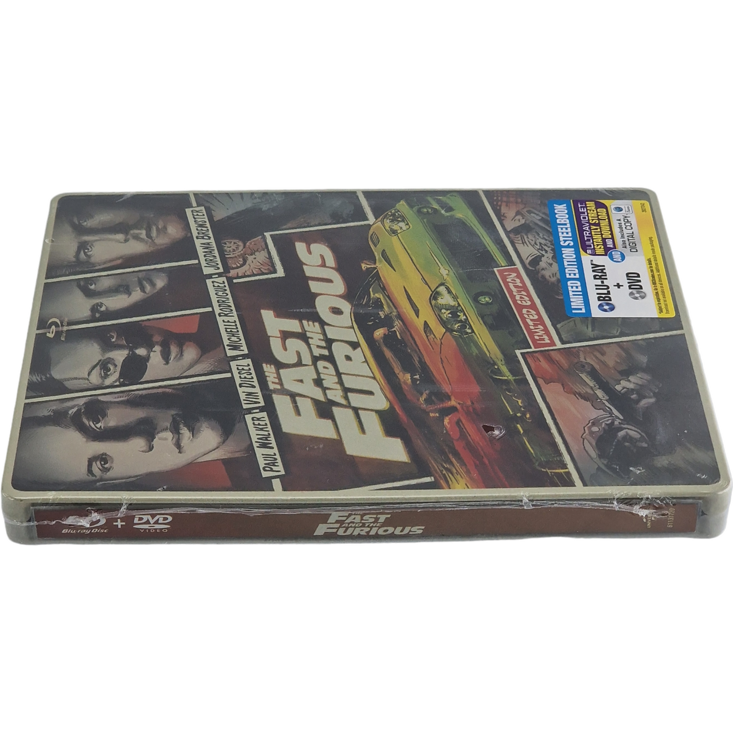 Fast and Furious SteelBook Blu-ray + DVD + Digital HD  Édition limitée Zone  A