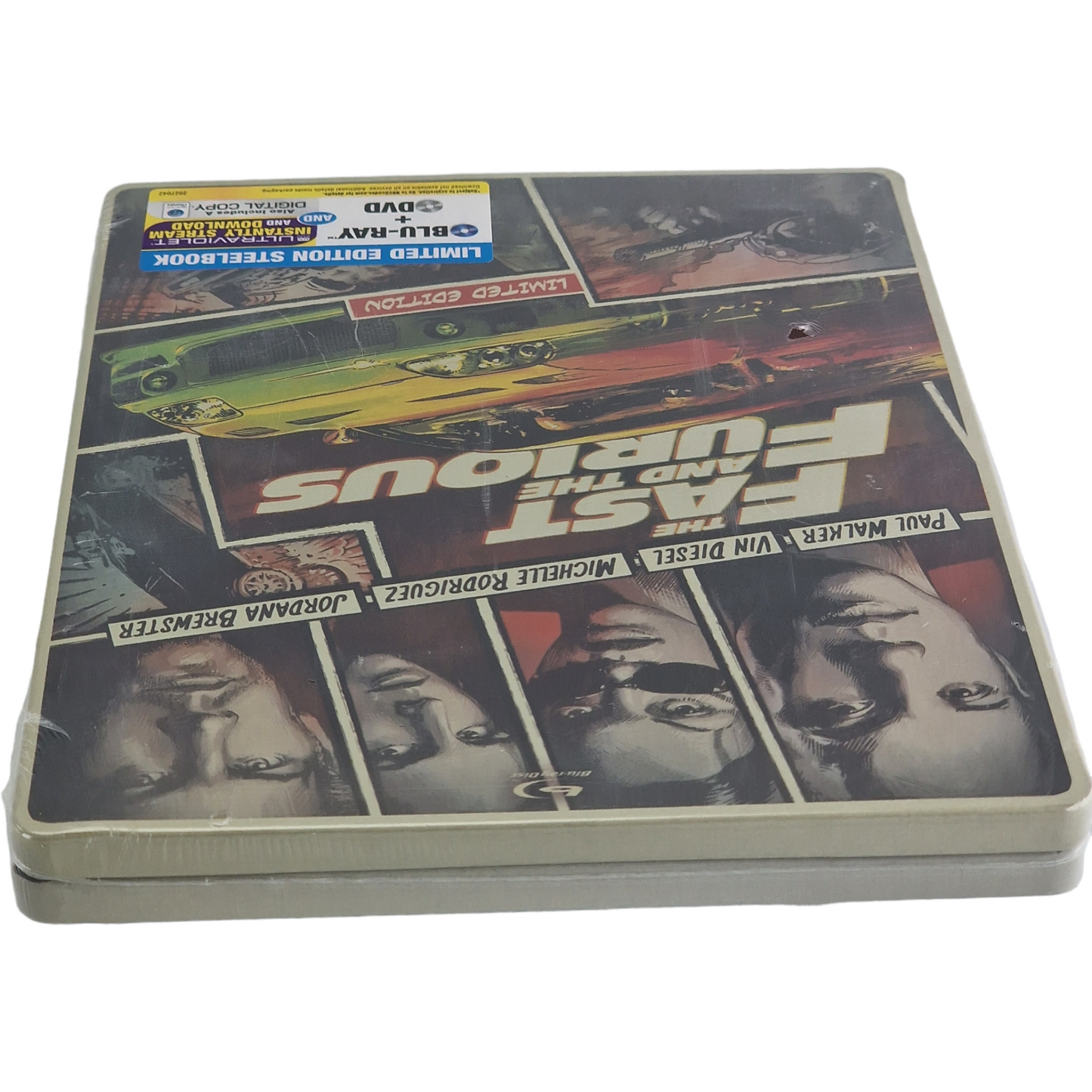 Fast and Furious SteelBook Blu-ray + DVD + Digital HD  Édition limitée Zone  A