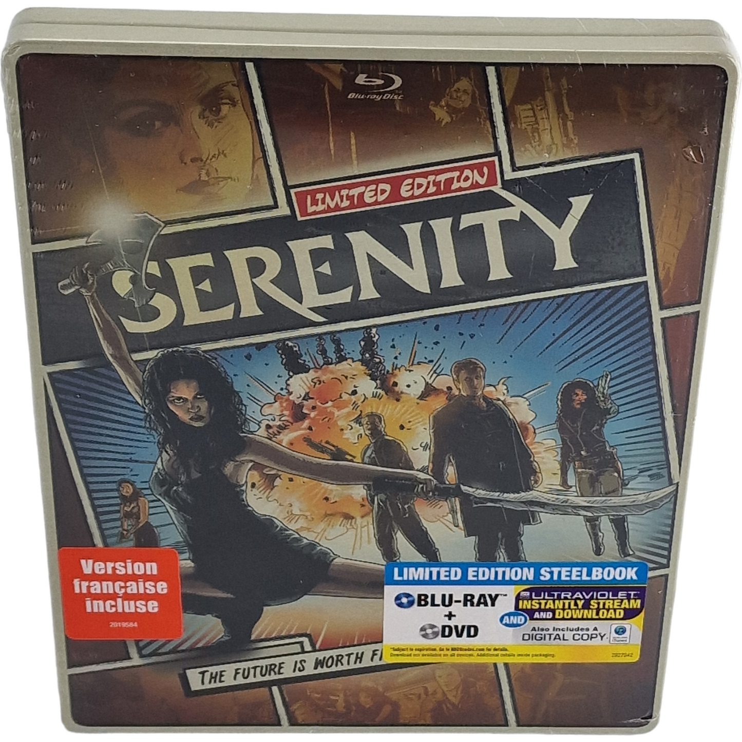 Serenity 2005  SteelBook  Blu-ray + DVD + Digital HD Édition limitée 2013 Zone A