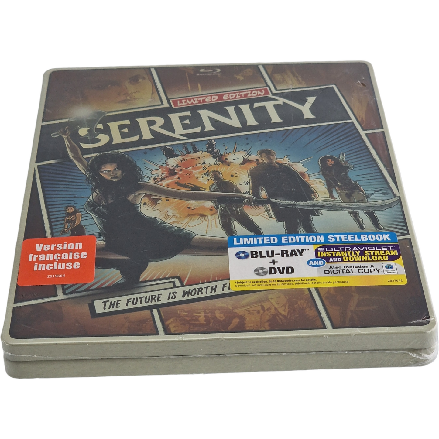 Serenity 2005  SteelBook  Blu-ray + DVD + Digital HD Édition limitée 2013 Zone A