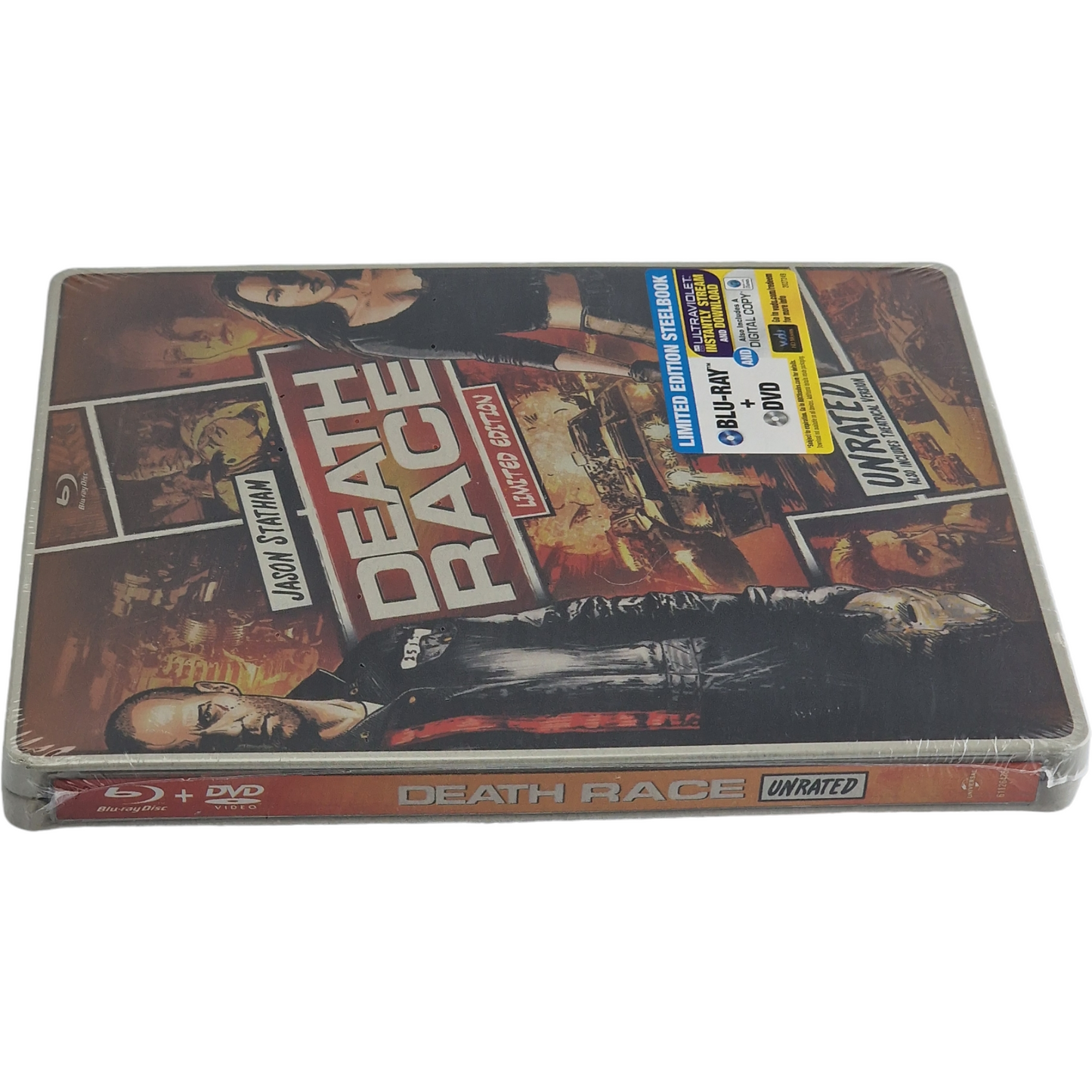 Death Race 2008 SteelBook Blu-ray + DVD + Digital HD Édition limitée 2013 Zone A