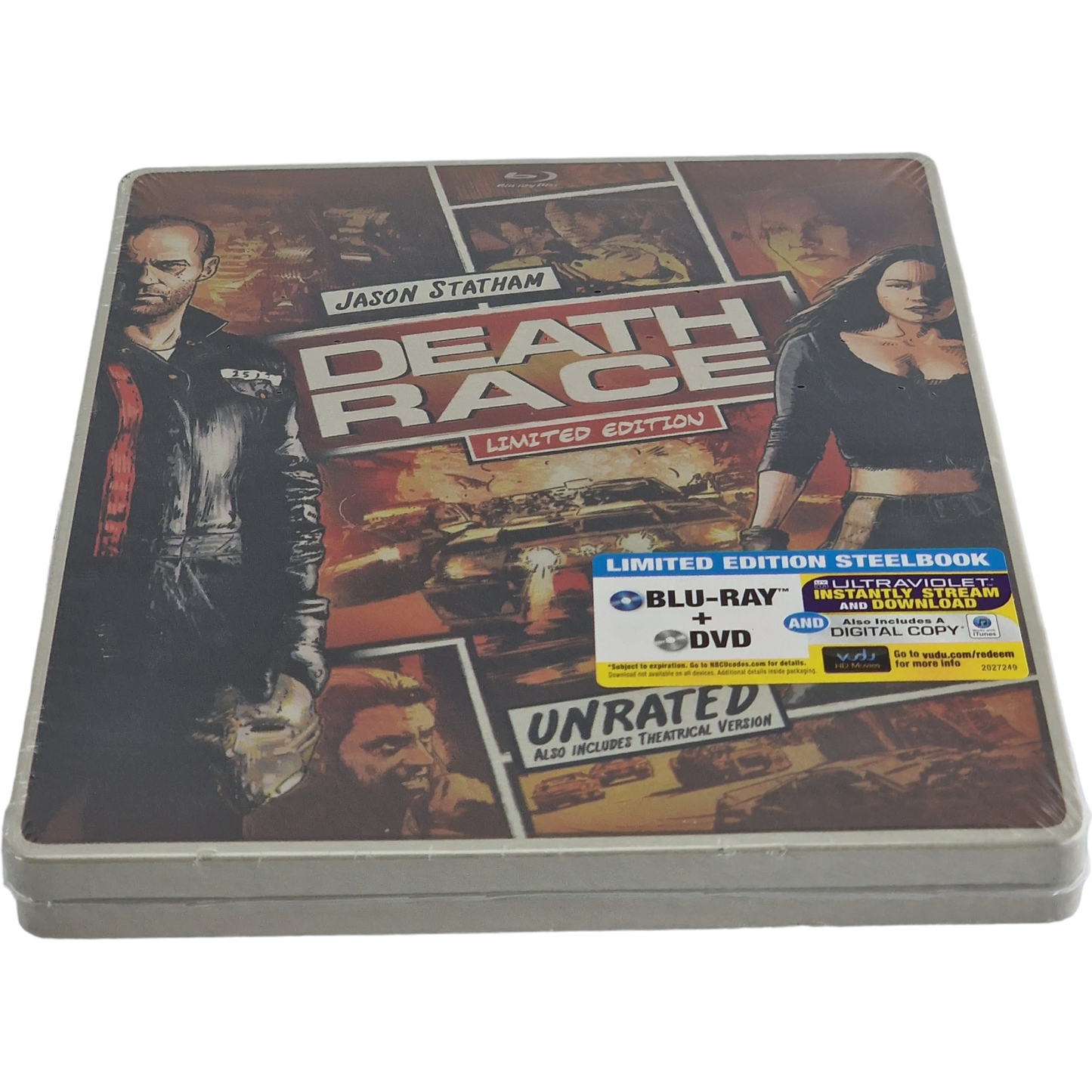 Death Race 2008 SteelBook Blu-ray + DVD + Digital HD Édition limitée 2013 Zone A