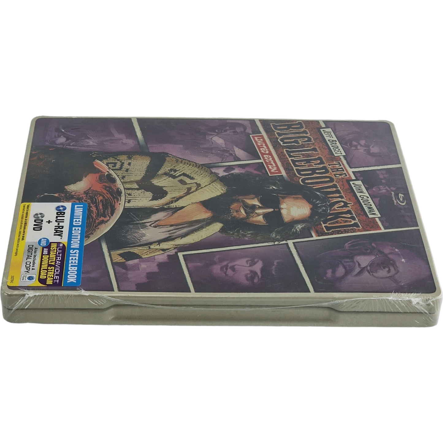 The Big Lebowski SteelBook Blu-ray + DVD + Digital HD Édition limitée Zone Libre