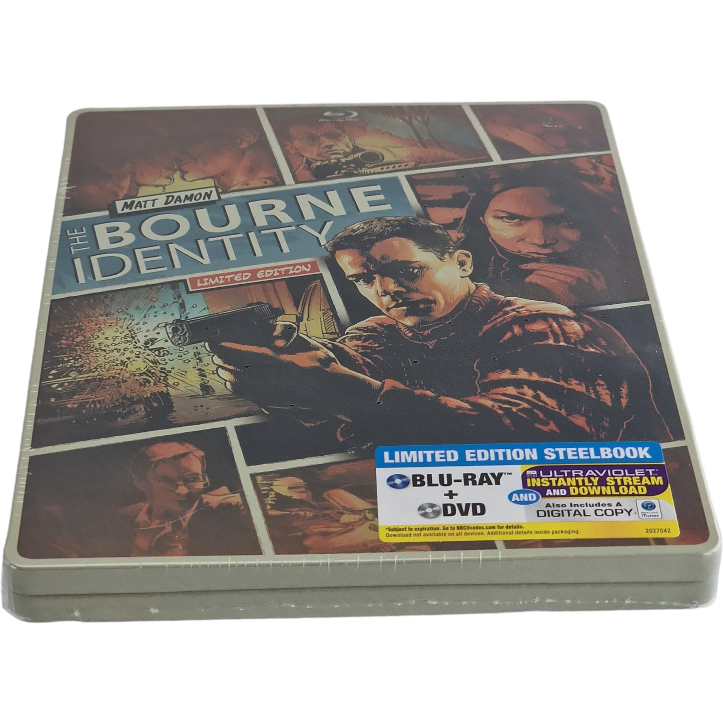 L'Ultimatum de Bourne  [Jason Bourne] Blu-ray + DVD SteelBook Comic Book Zone A