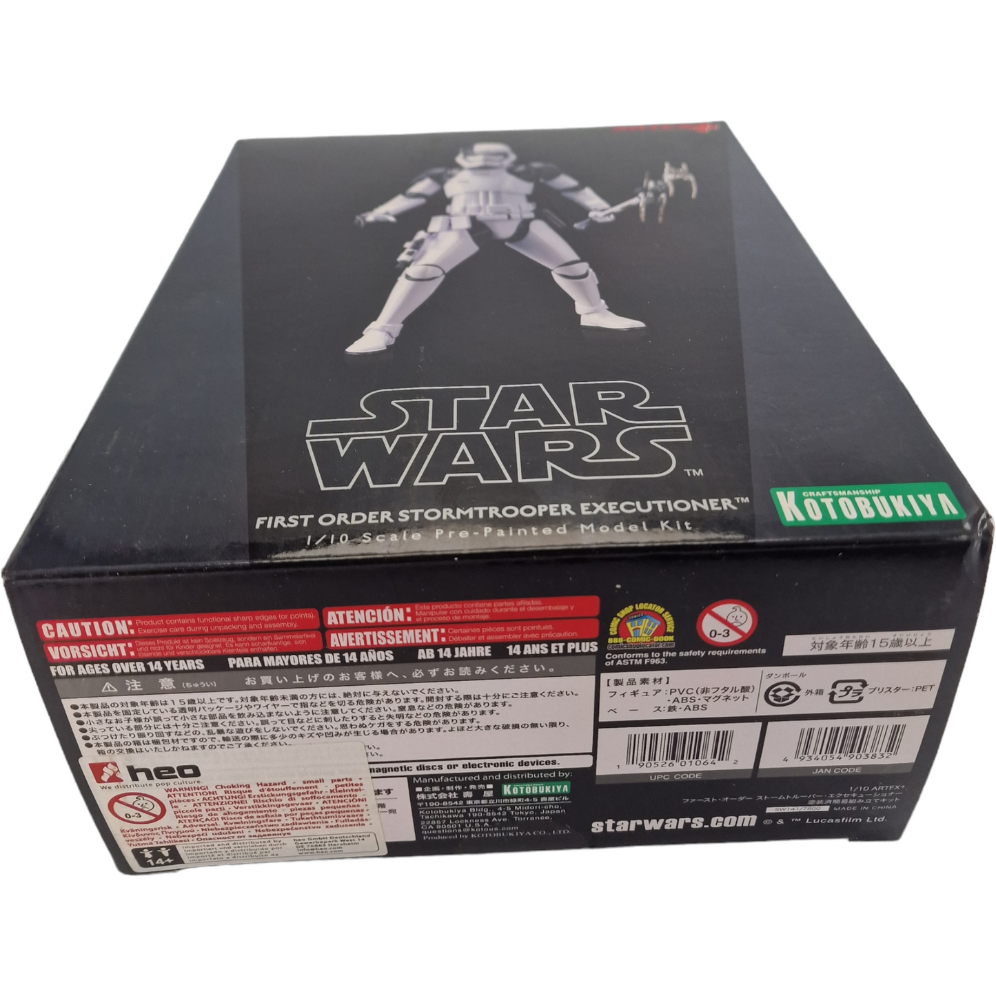 Star Wars- Artfx+ Statue de Stormtrooper du dernier Jedi, SW141, Multicolore