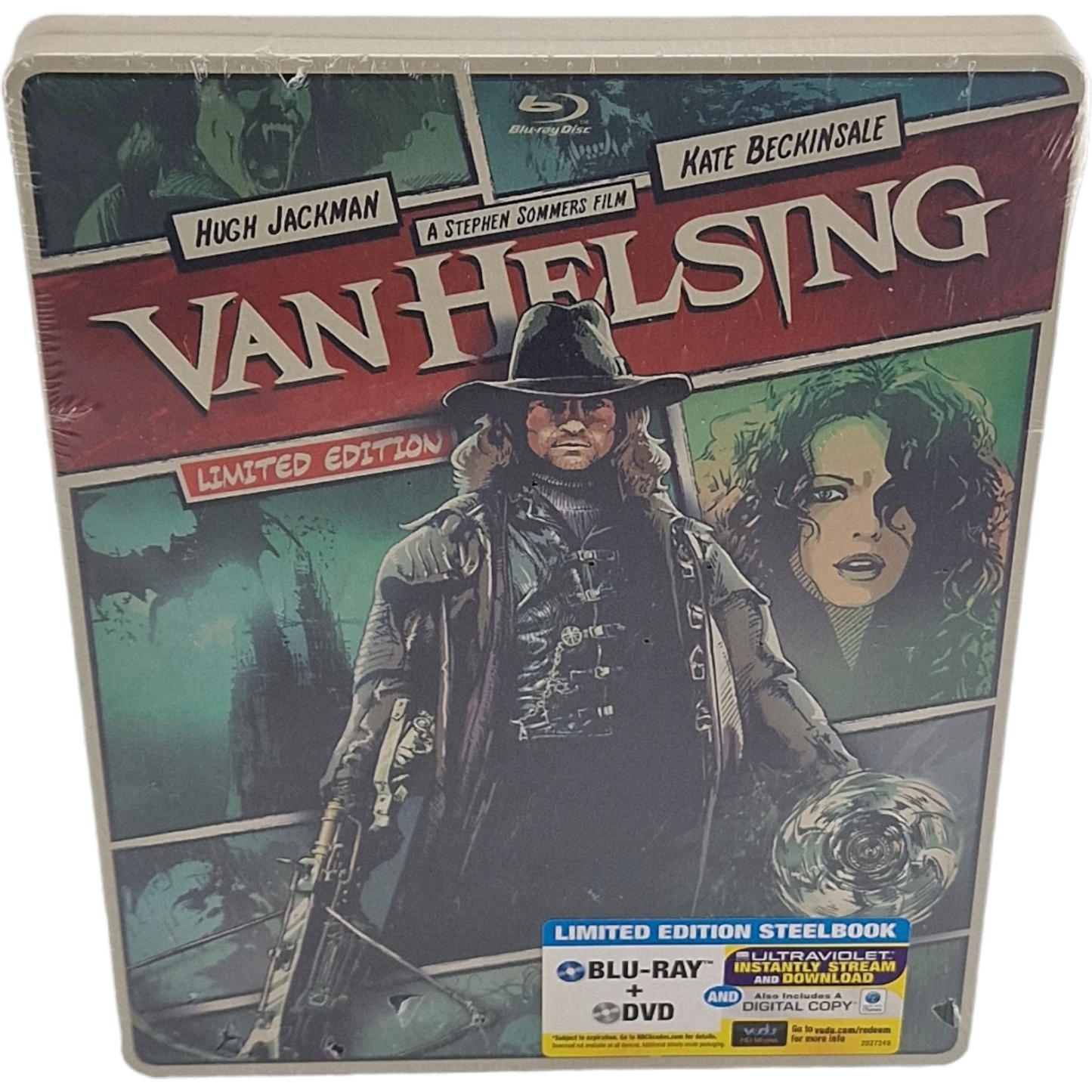 Van Helsing SteelBook Blu-ray + DVD + Digital HD Édition limitée 2013 Zone A