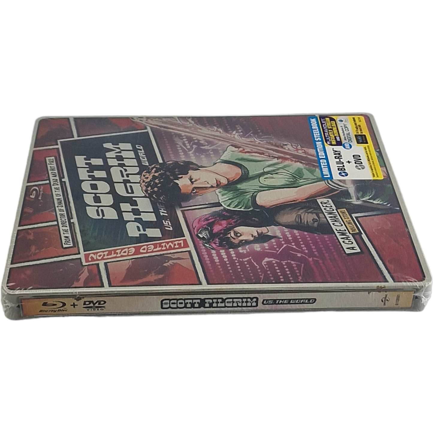 Scott Pilgrim vs. the World SteelBook Blu-ray+ DVD +Digital limitée 2013 Libre