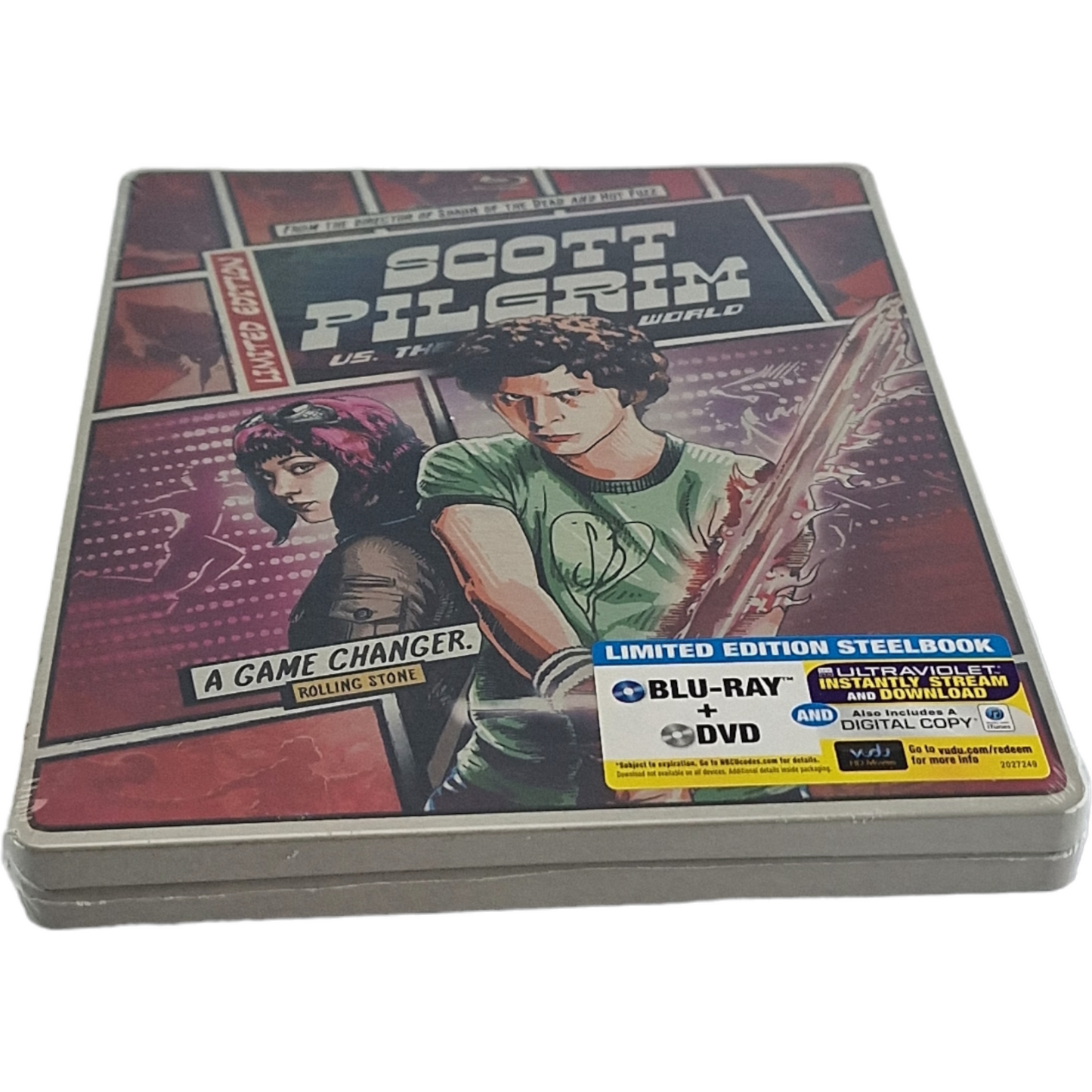 Scott Pilgrim vs. the World SteelBook Blu-ray+ DVD +Digital limitée 2013 Libre