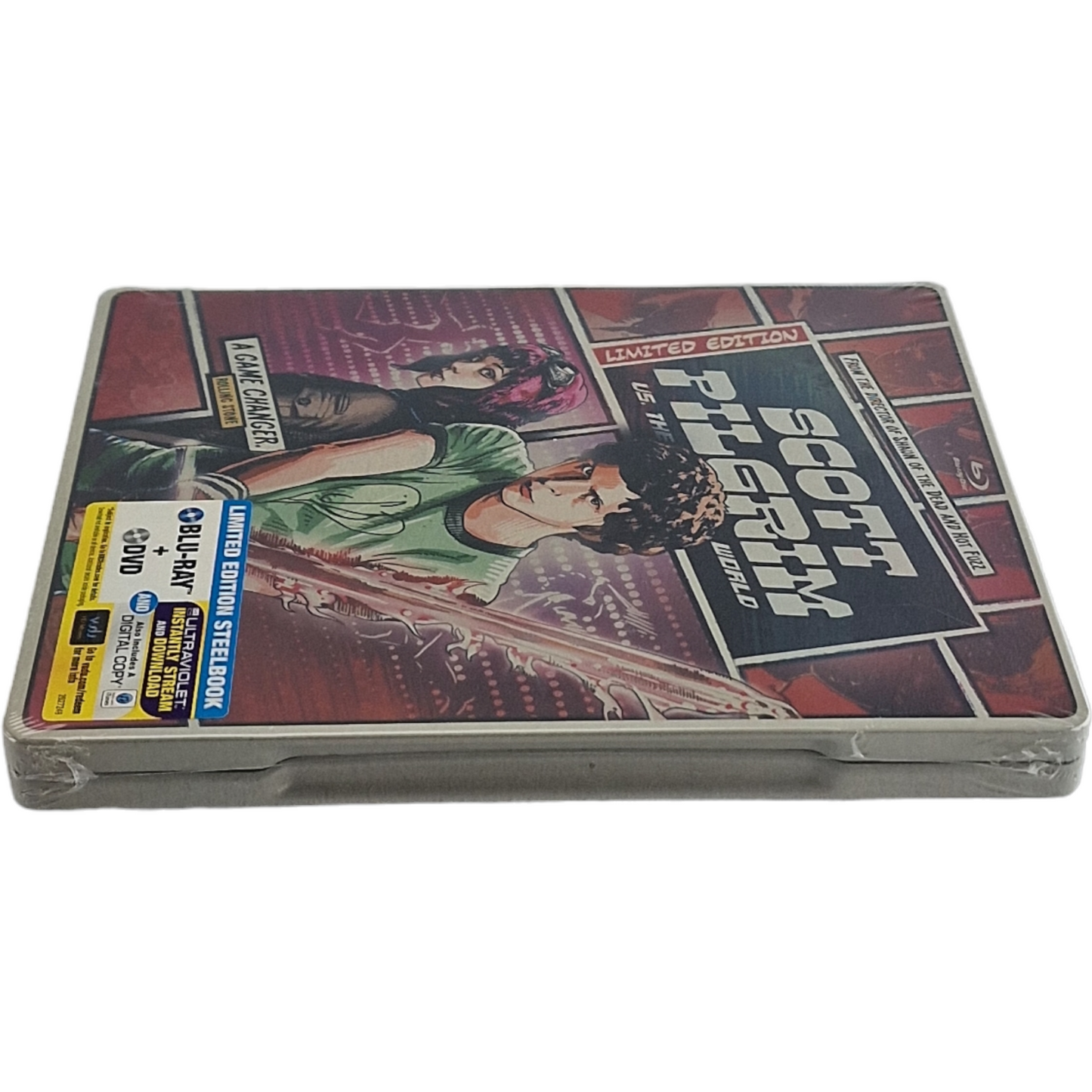 Scott Pilgrim vs. the World SteelBook Blu-ray+ DVD +Digital limitée 2013 Libre