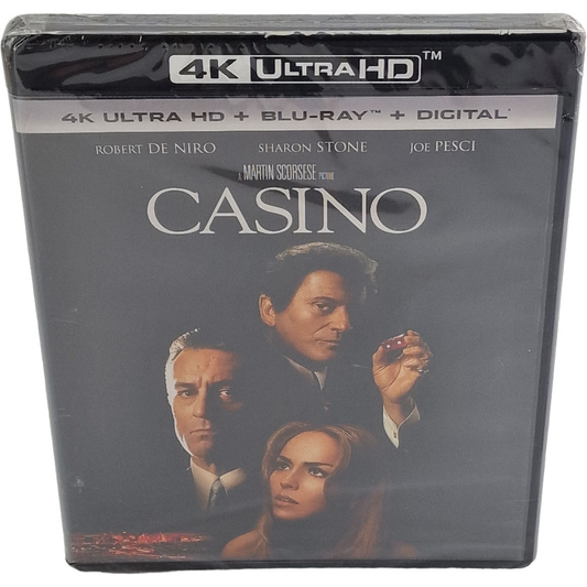 Casino 4K Ultra HD + Blu-ray + Digital HD Martin Scorsese Robert De Niro  Libre