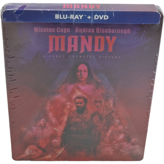 Mandy 2018 SteelBook Blu-ray + DVD Nicolas Cage 2020  Zone A Neuf