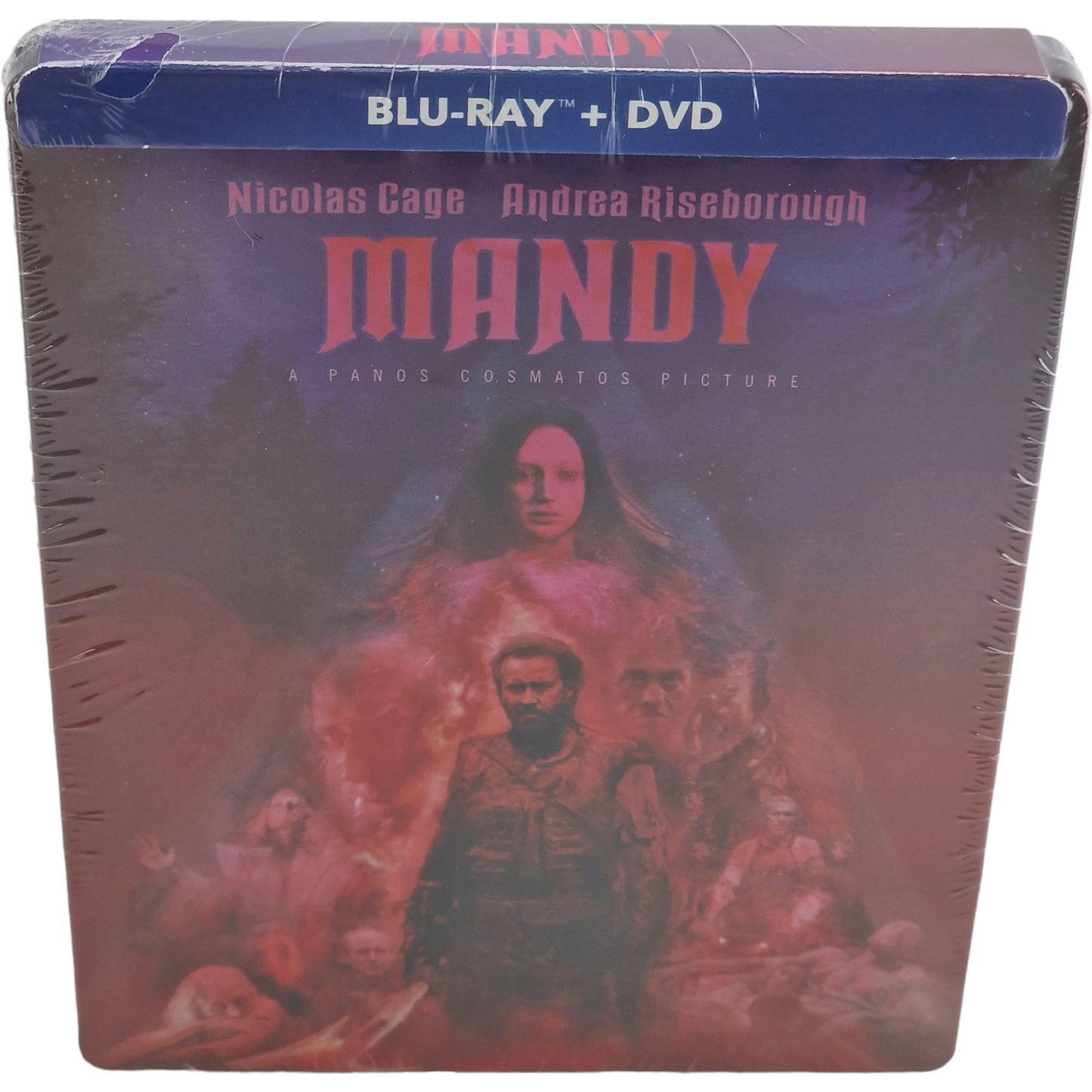 Mandy 2018 SteelBook Blu-ray + DVD Nicolas Cage 2020  Zone A Neuf