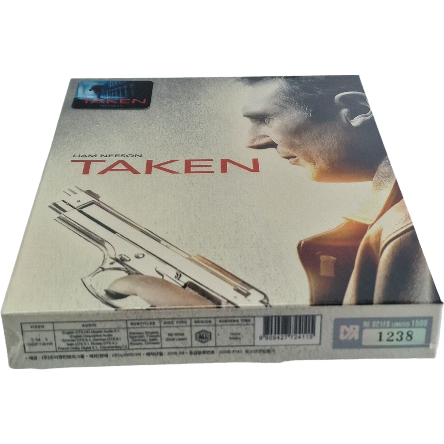 TAKEN Blu-ray  FullHD Steelbook Novamédia Fullslip Numérotée 1500 Ex Zone Libre