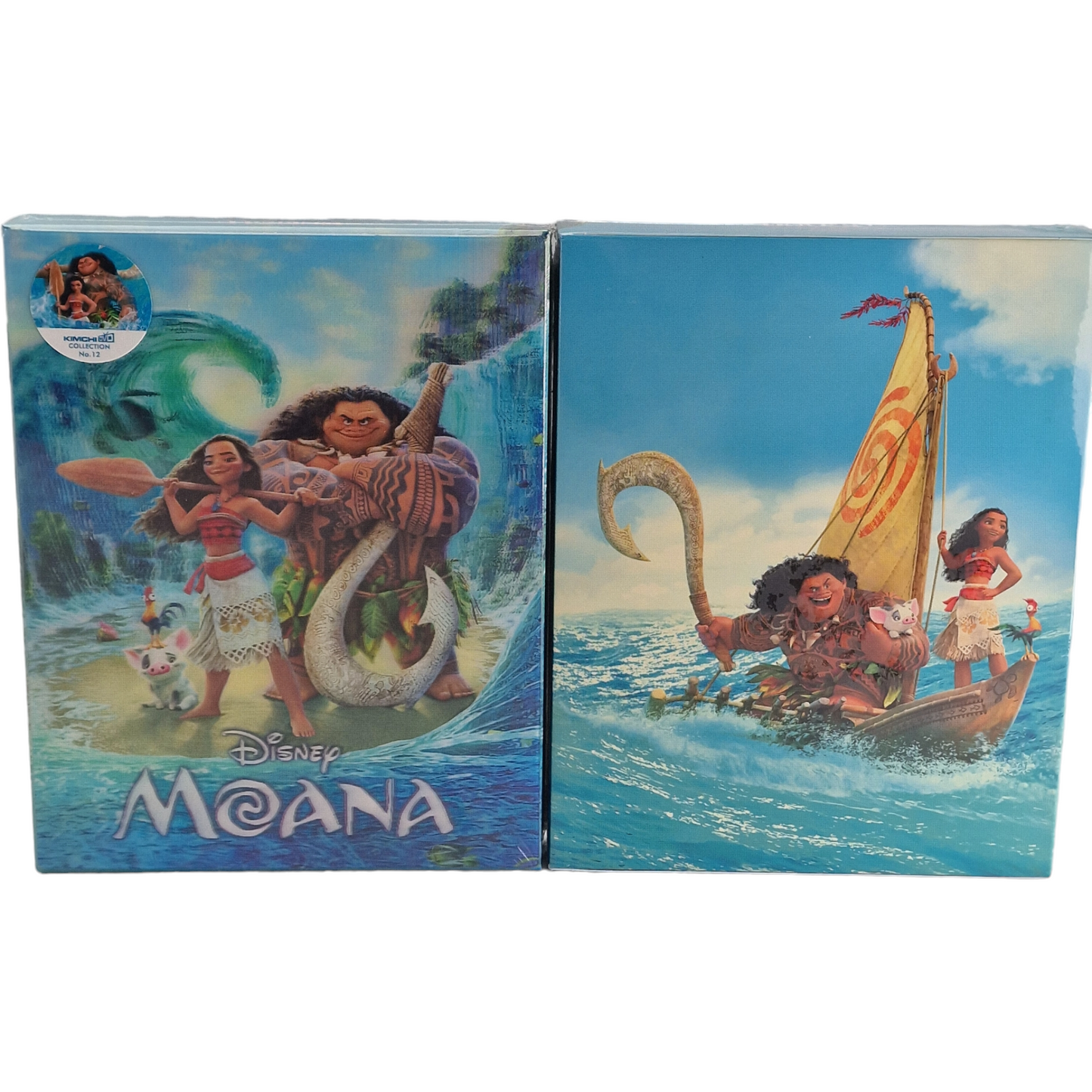 Moana Disney 3D+2D Blu-ray Steelbook Lenticulaire Kimchidvd Numérotée 750 EX Zone A