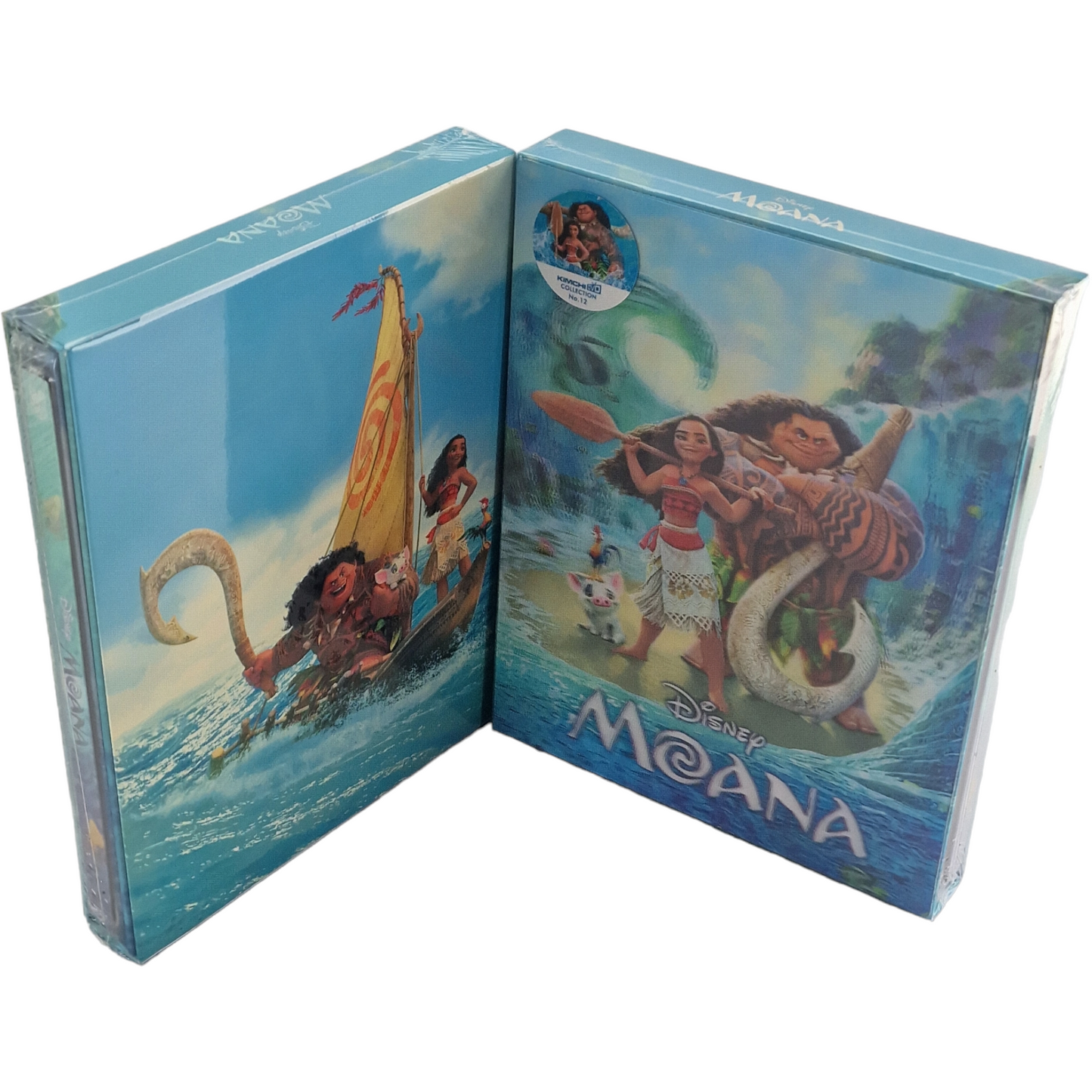 Moana Disney 3D+2D Blu-ray Steelbook Lenticulaire Kimchidvd Numérotée 750 EX Zone A