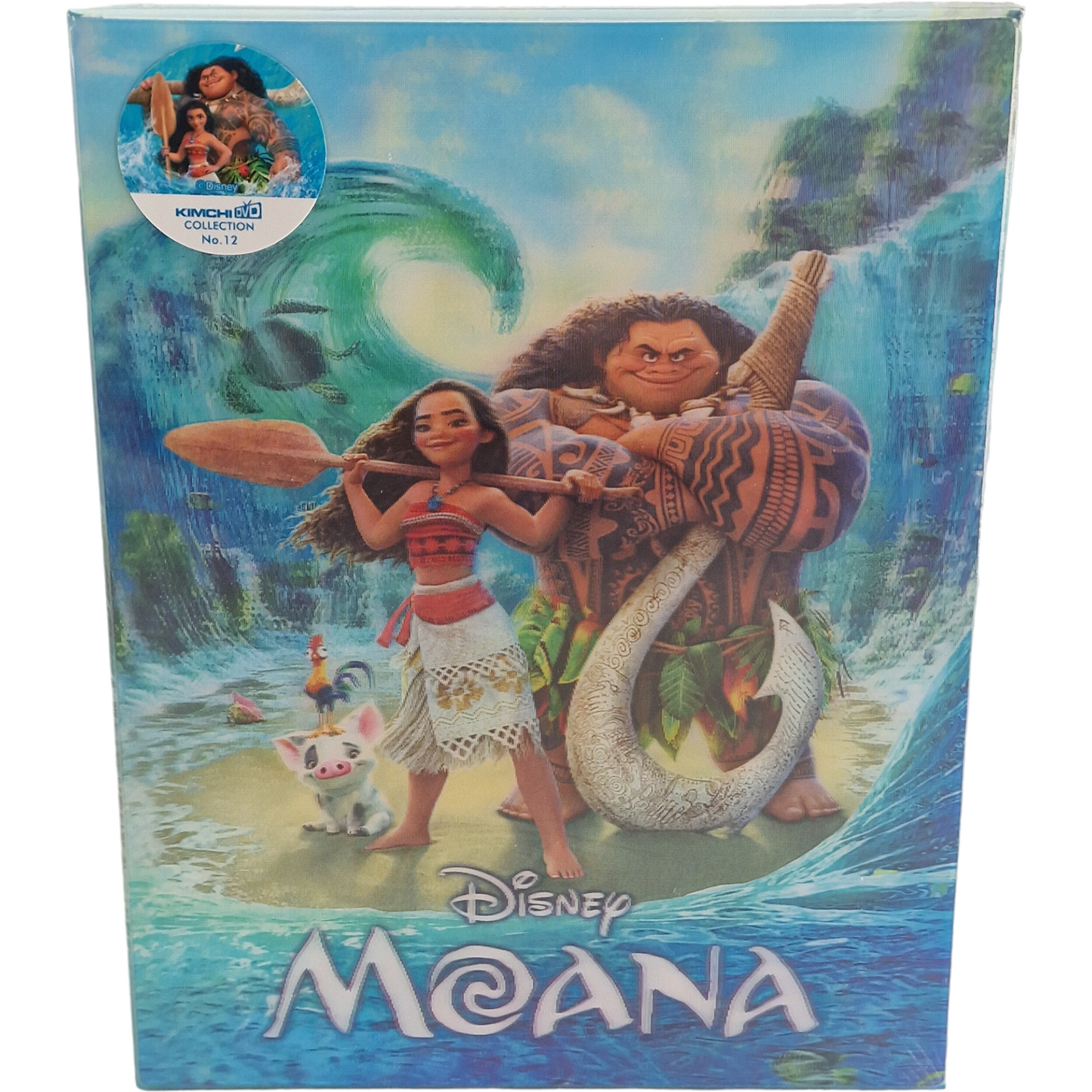 Moana Disney 3D+2D Blu-ray Steelbook Lenticulaire Kimchidvd Numérotée 750 EX Zone A