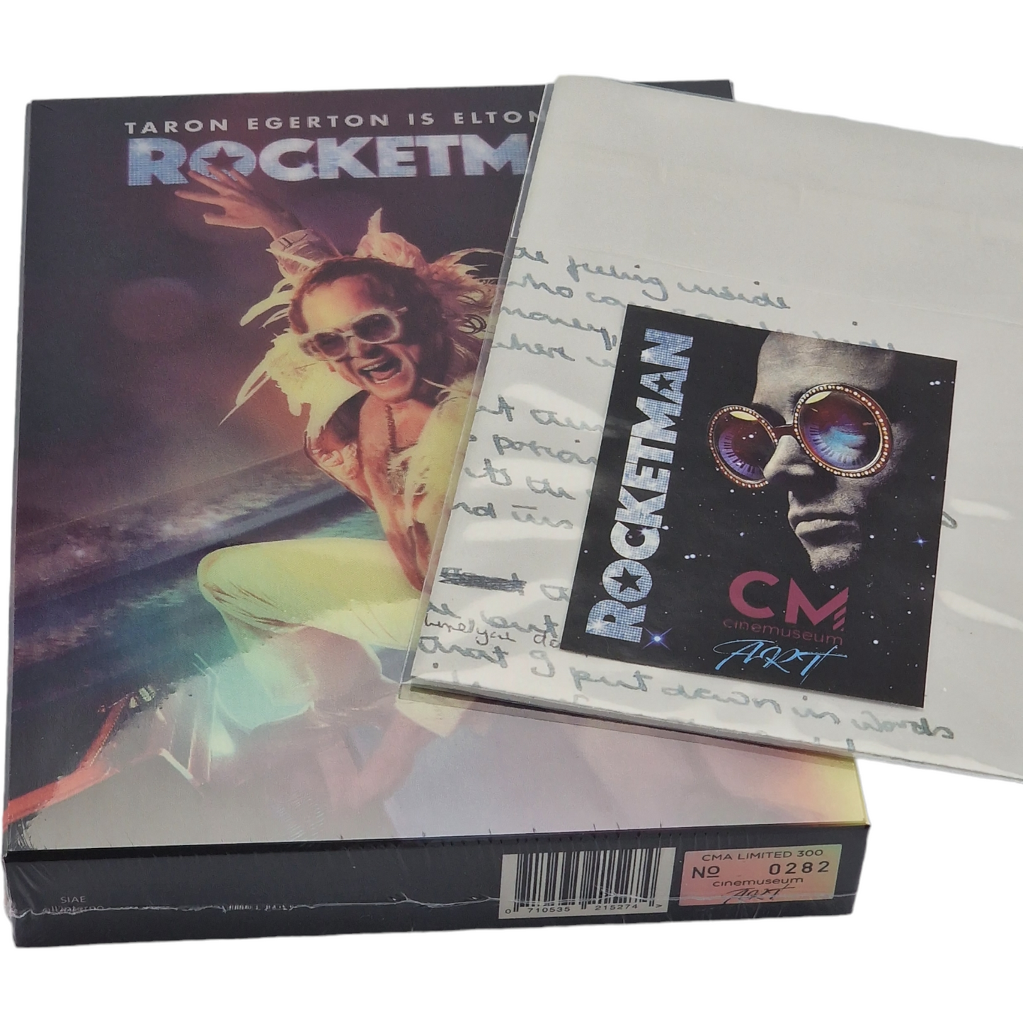 Rocketman Blu-ray Steelbook Lenticulaire Fullslip Cine-Museum Numérotée 300 Ex  B