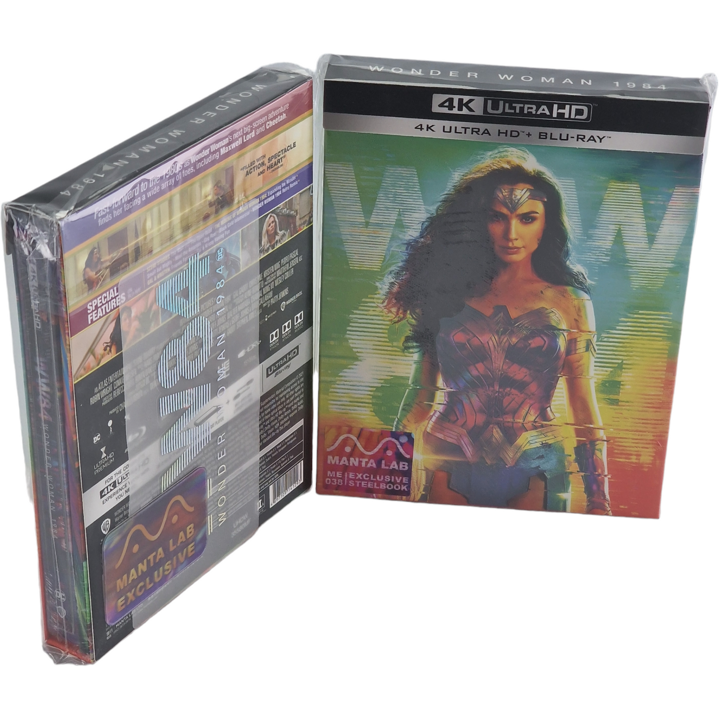 Wonder Woman 1984 Steelbook 4K UHD +Blu-ray 3D +2D Mantalab Numérotée 1000 Ex  A