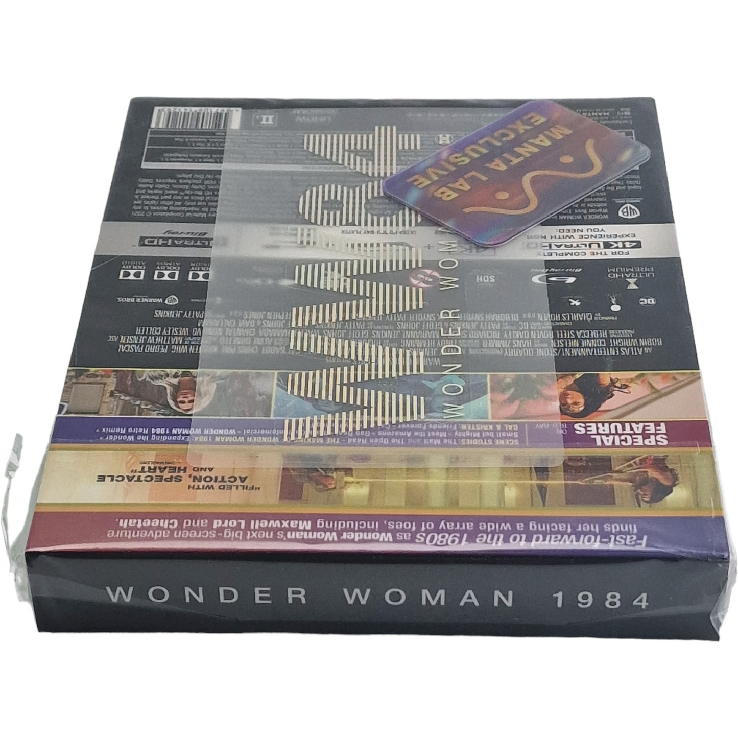 Wonder Woman 1984 Steelbook 4K UHD +Blu-ray 3D +2D Mantalab Numérotée 1000 Ex  A