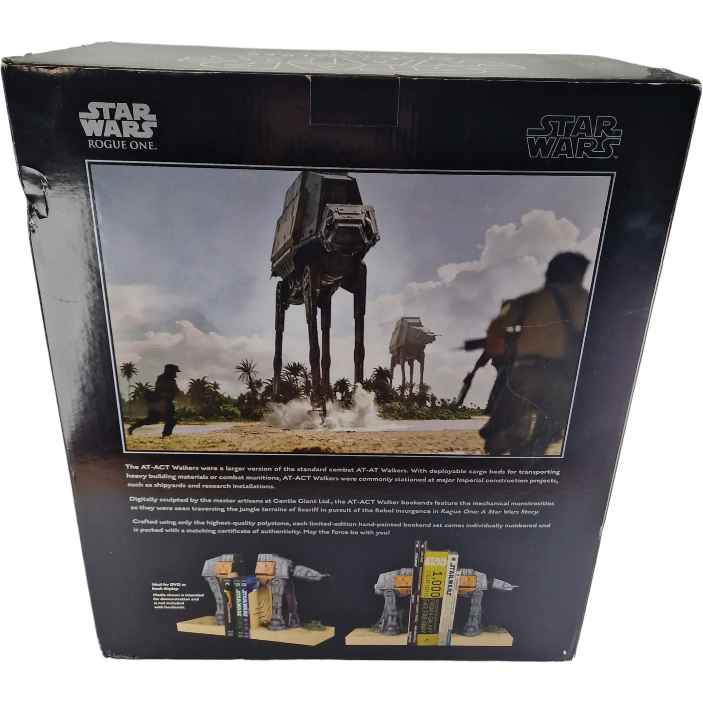 Star Wars :Gentle Giant Star Wars Rogue One AT-ACT Walker Bookends limitée 1200 EX